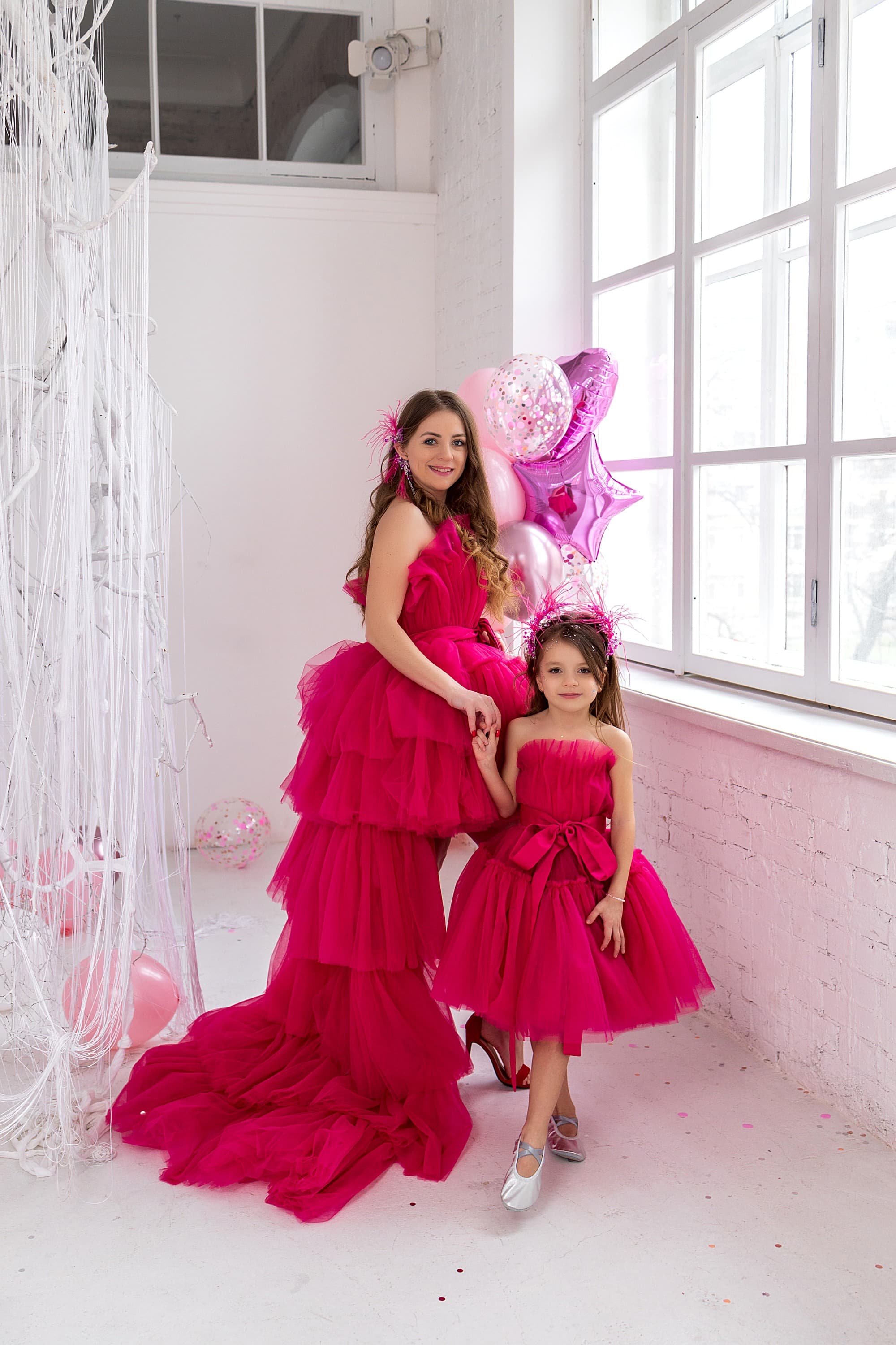 Сукня "Барбі" колір малина ОРЕНДА 8-9 років