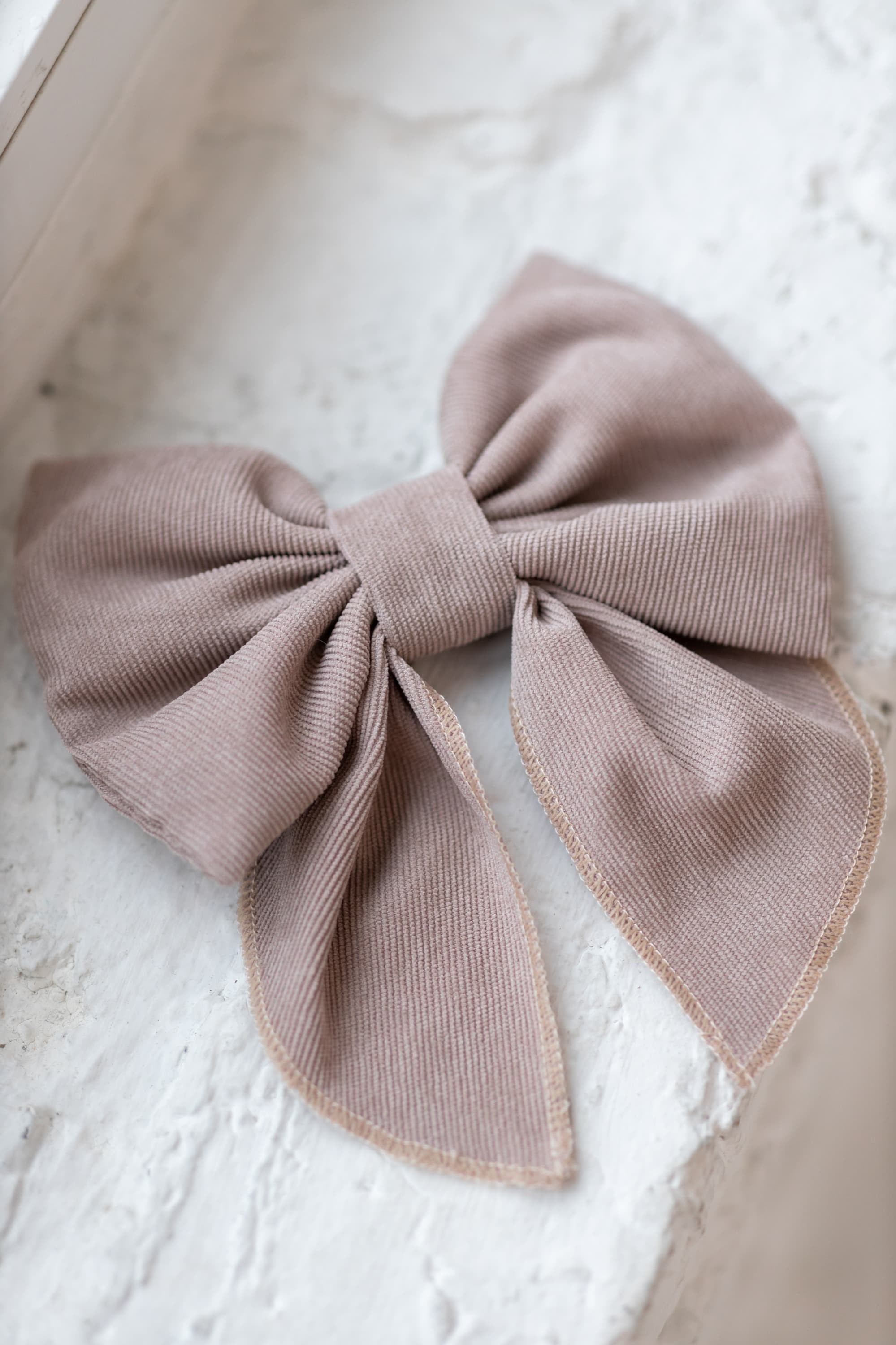 Вельветовий бант "Діана"