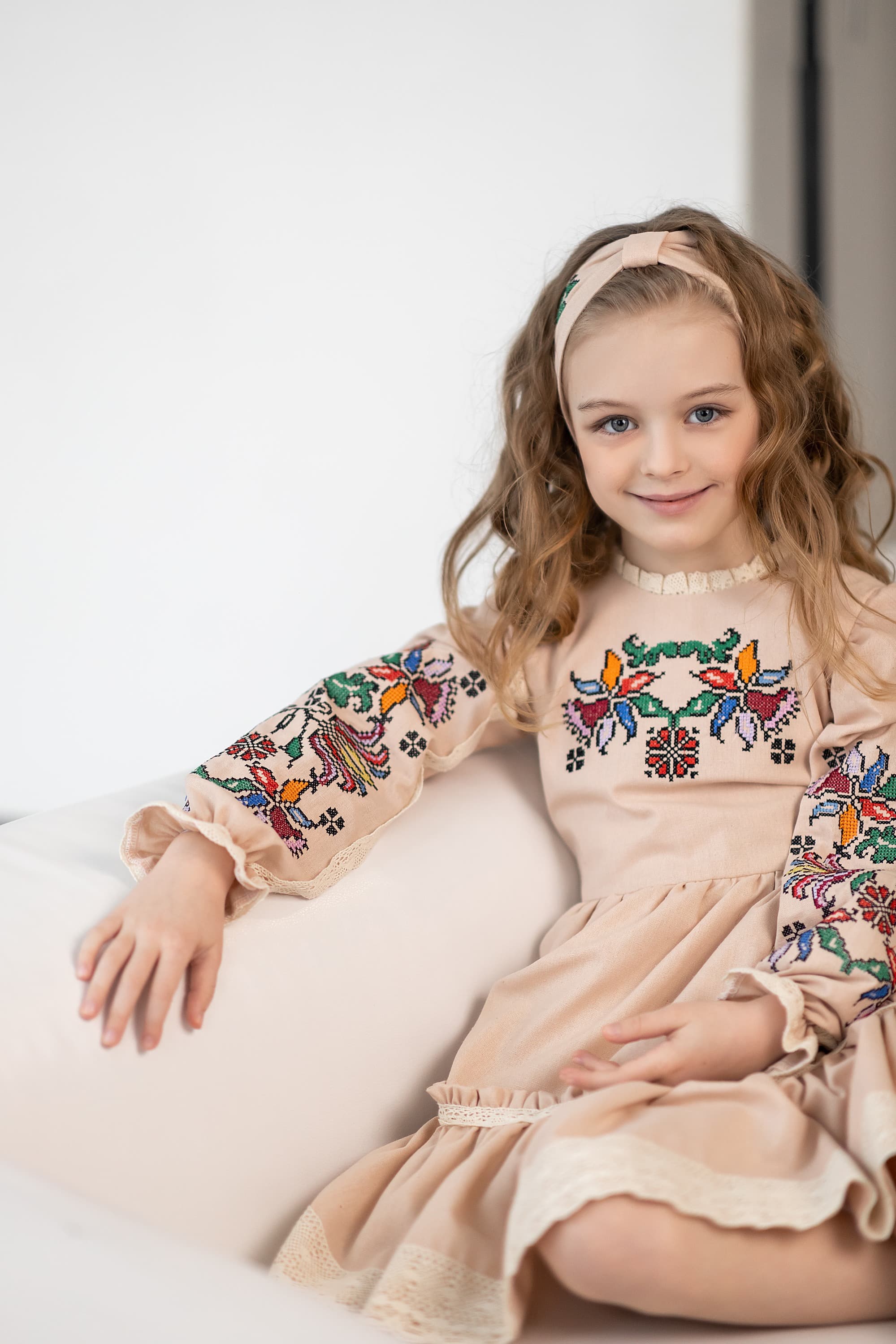 Сукня лляна "Квіти"