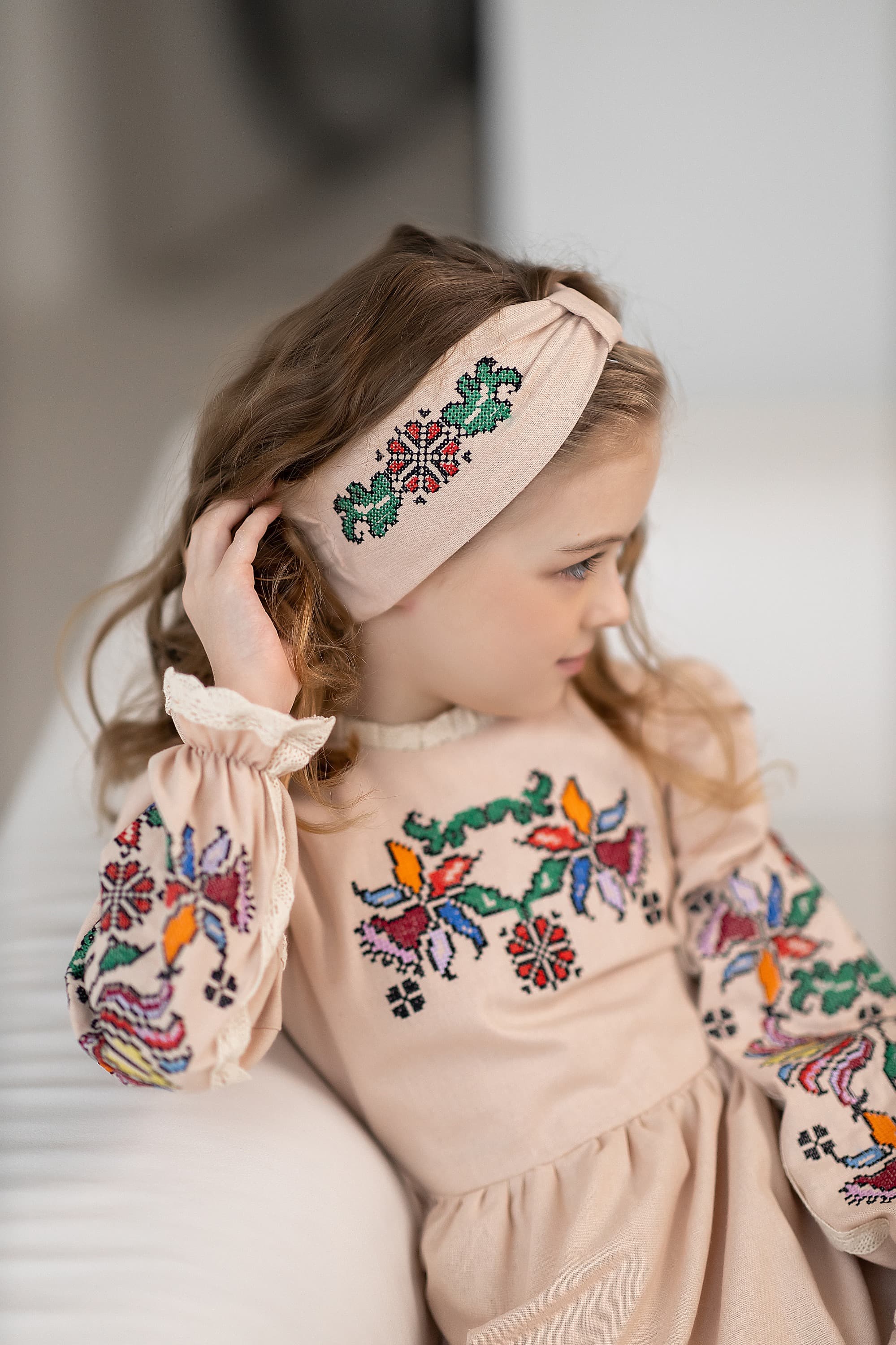 Сукня лляна "Квіти"