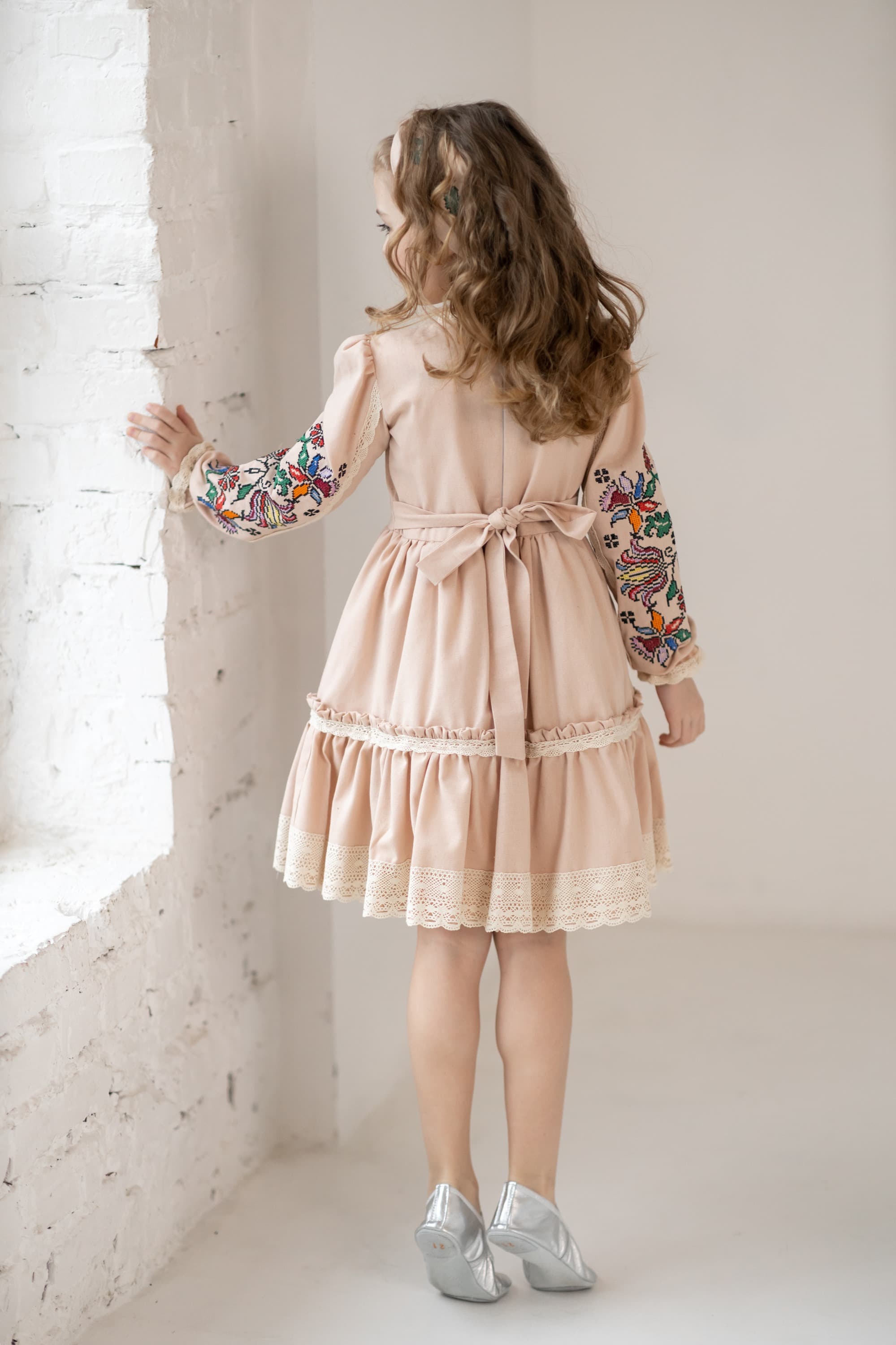 Сукня лляна "Квіти"