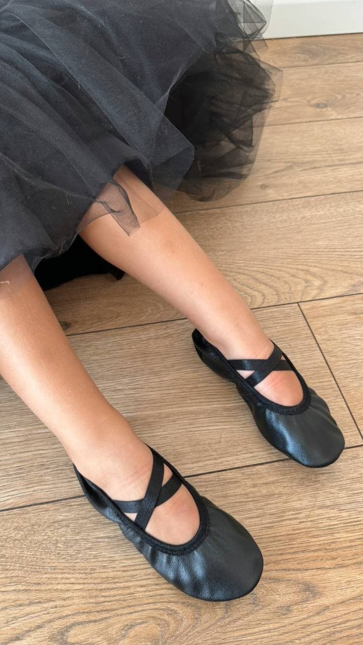 Чешки шкіряні чорні