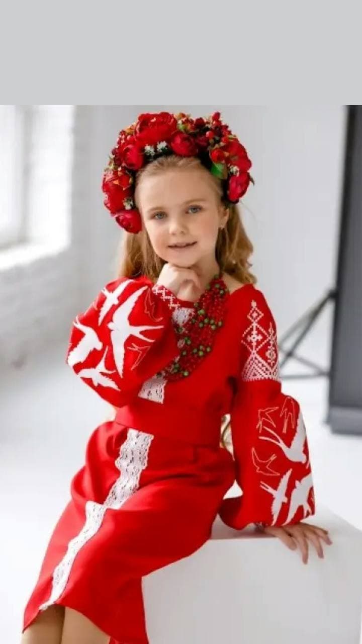 Сукня "Ластівка" червона