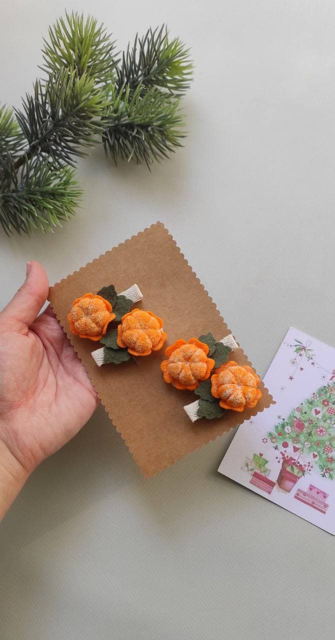 Заколки "Мандаринки" 2 од.