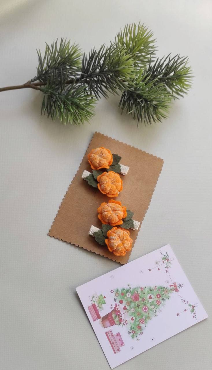 Заколки "Мандаринки" 2 од.