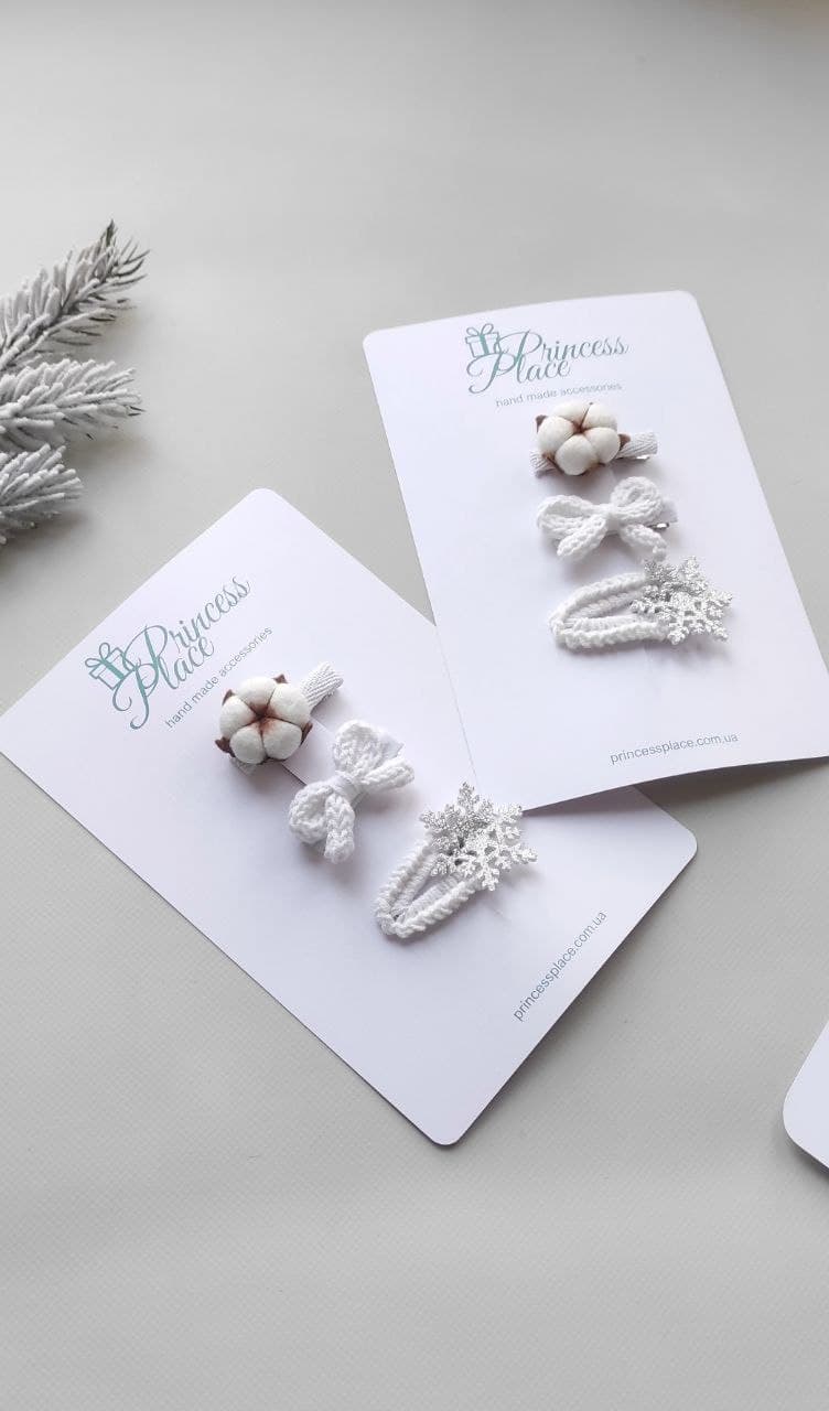 Набір новорічних заколок