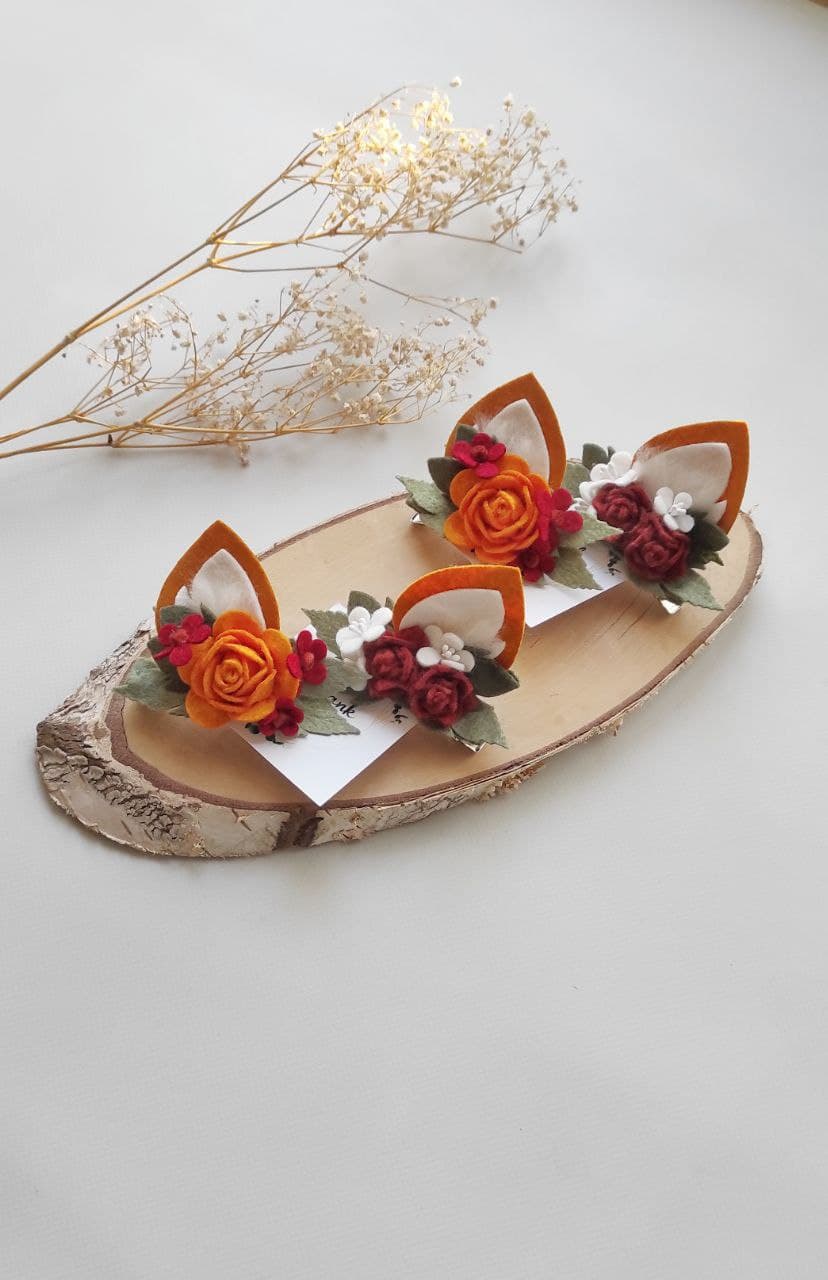 Заколки "Вушка Лисички"