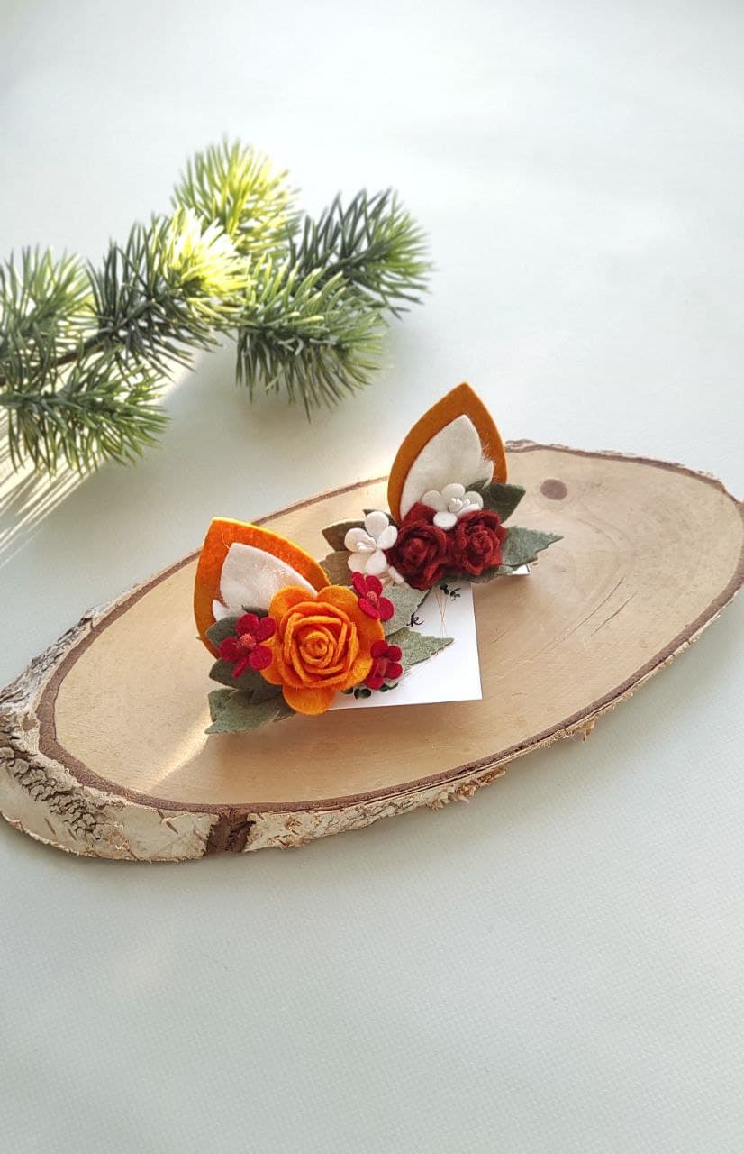 Заколки "Вушка Лисички"