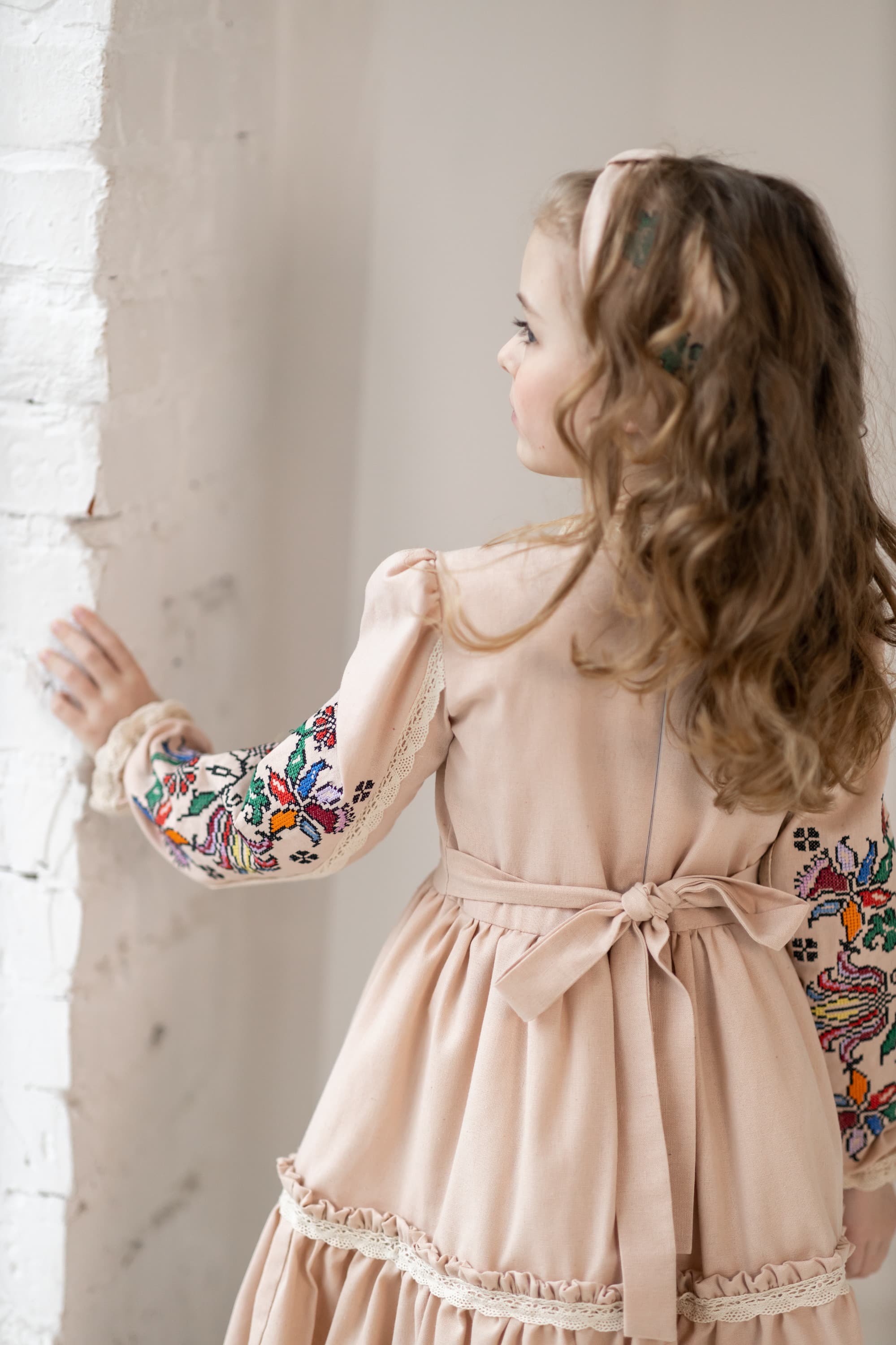 Сукня лляна "Квіти"