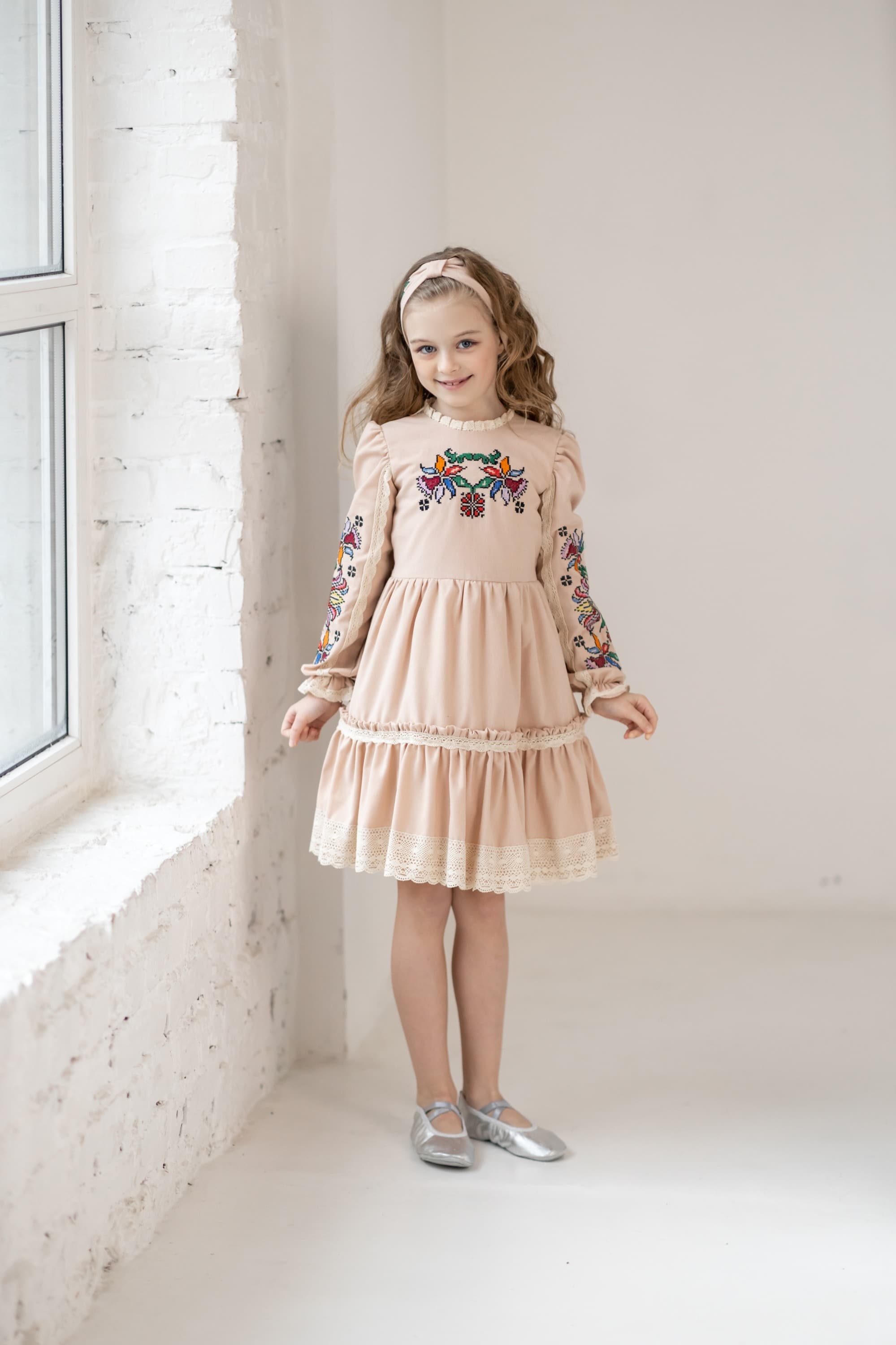 Сукня лляна "Квіти"