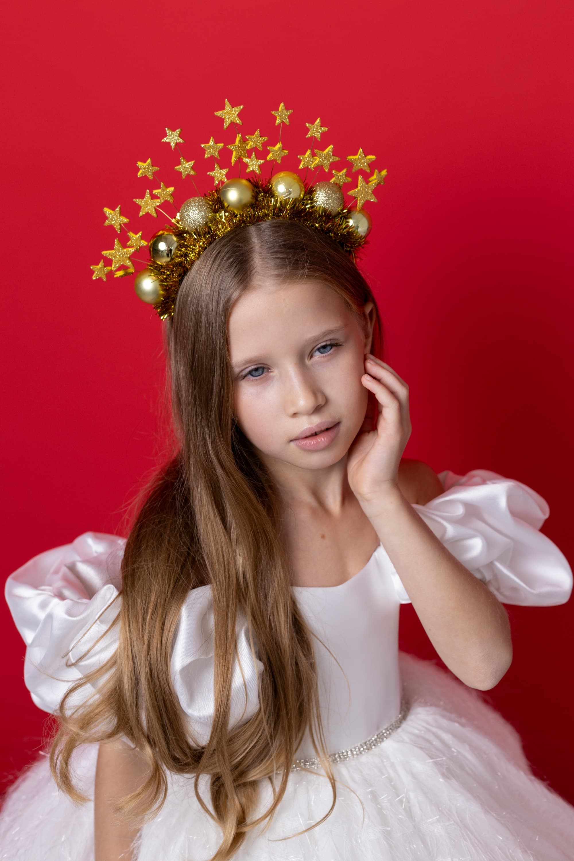 Обруч «Зимова зірка» (золото)