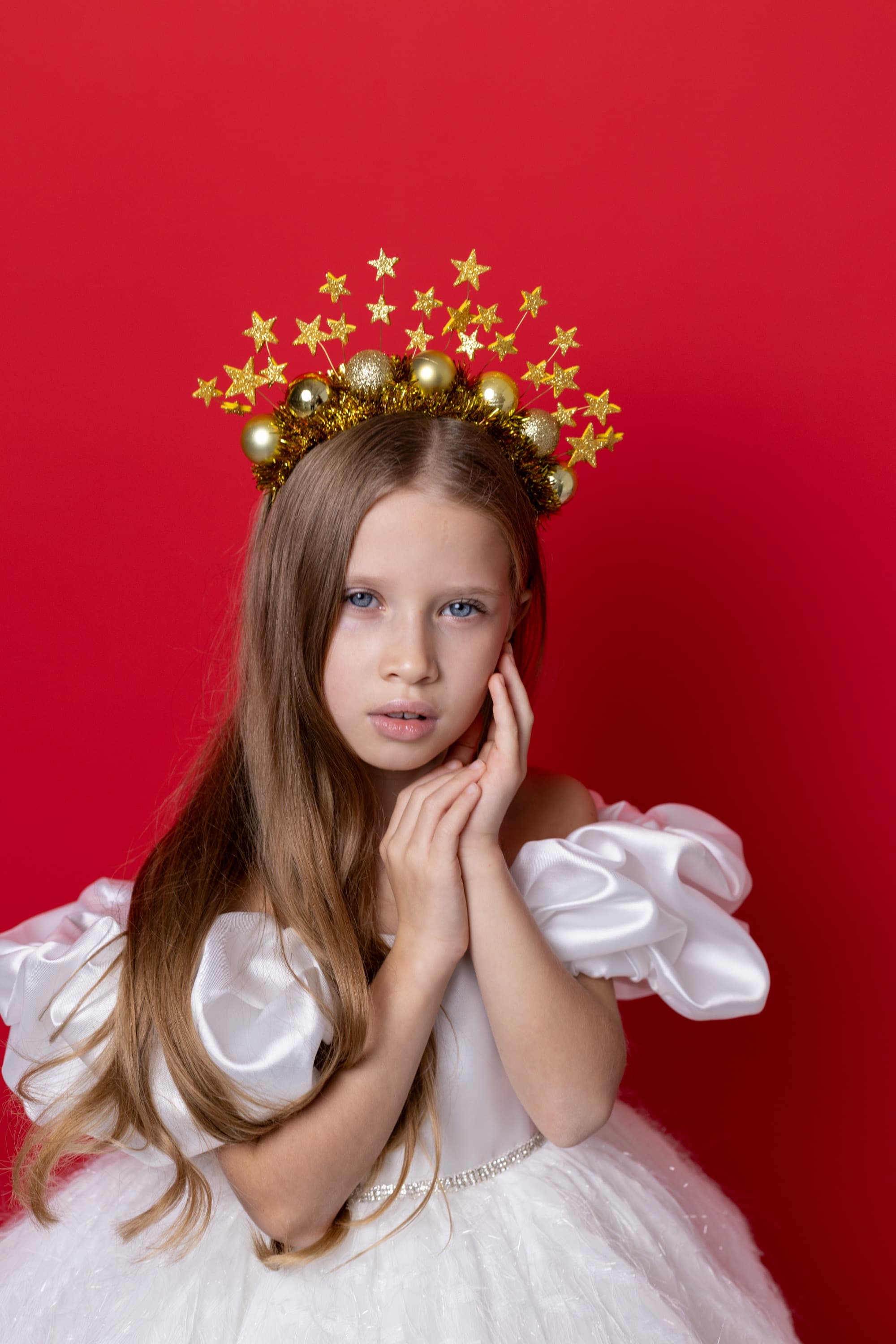 Обруч «Зимова зірка» (золото)