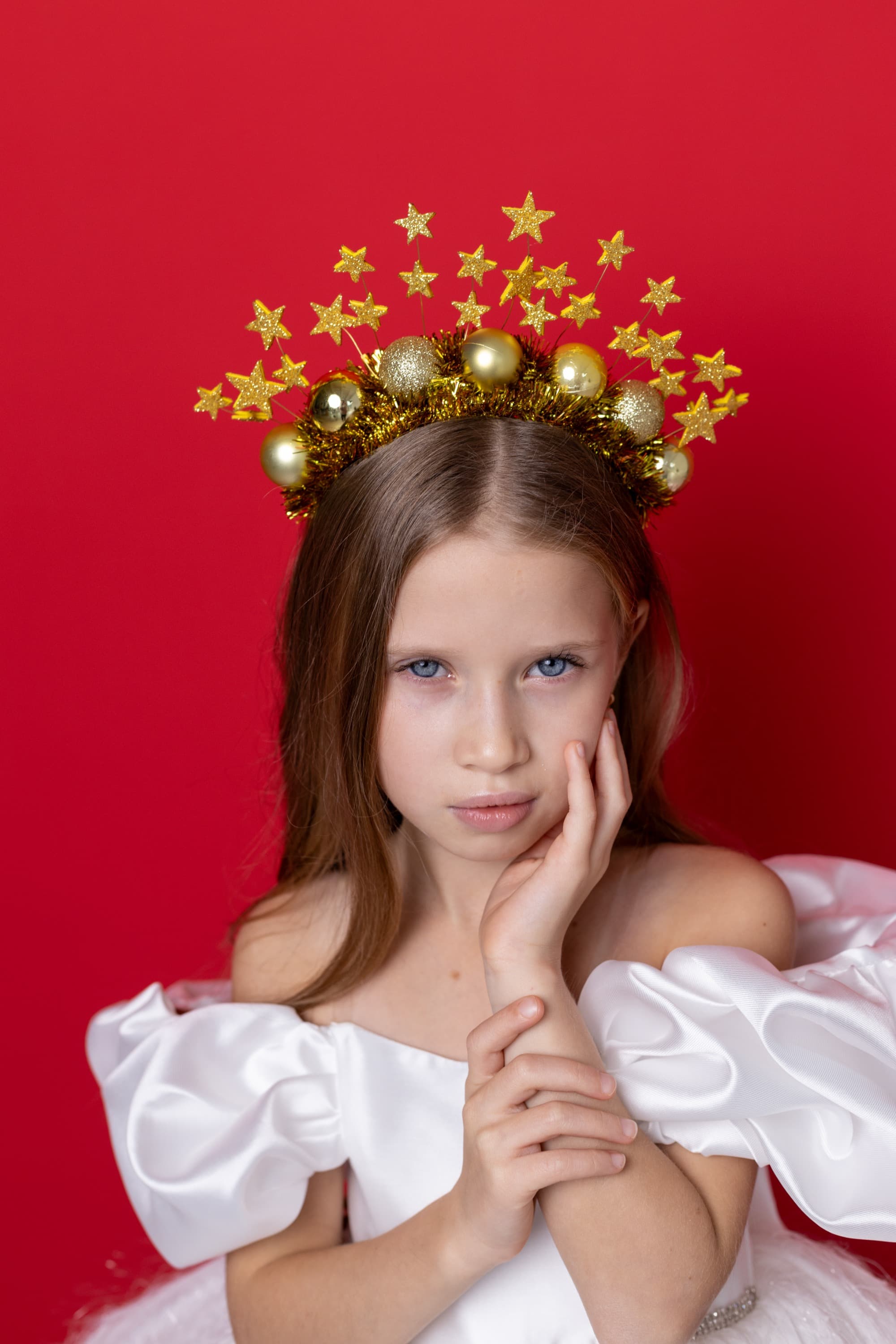 Обруч «Зимова зірка» (золото)