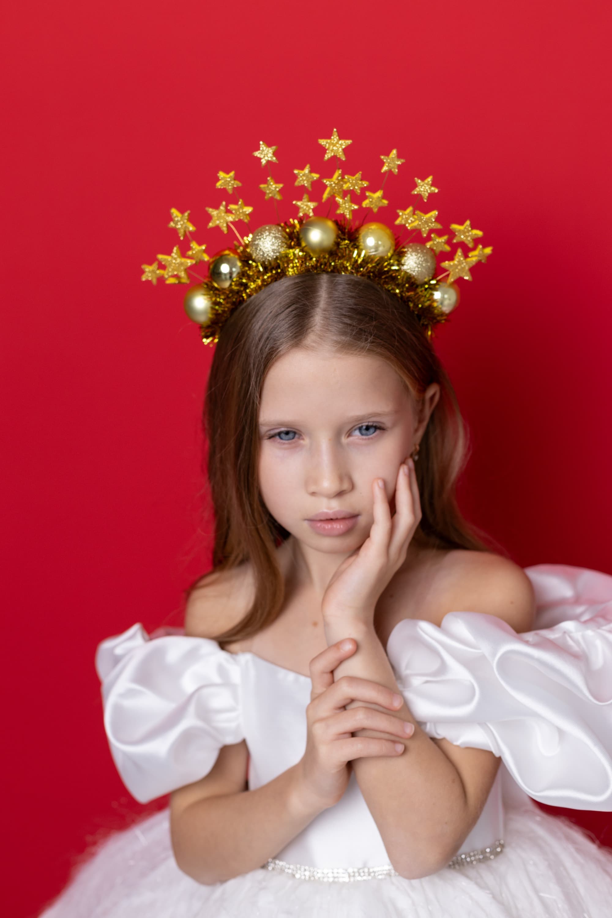 Обруч «Зимова зірка» (золото)