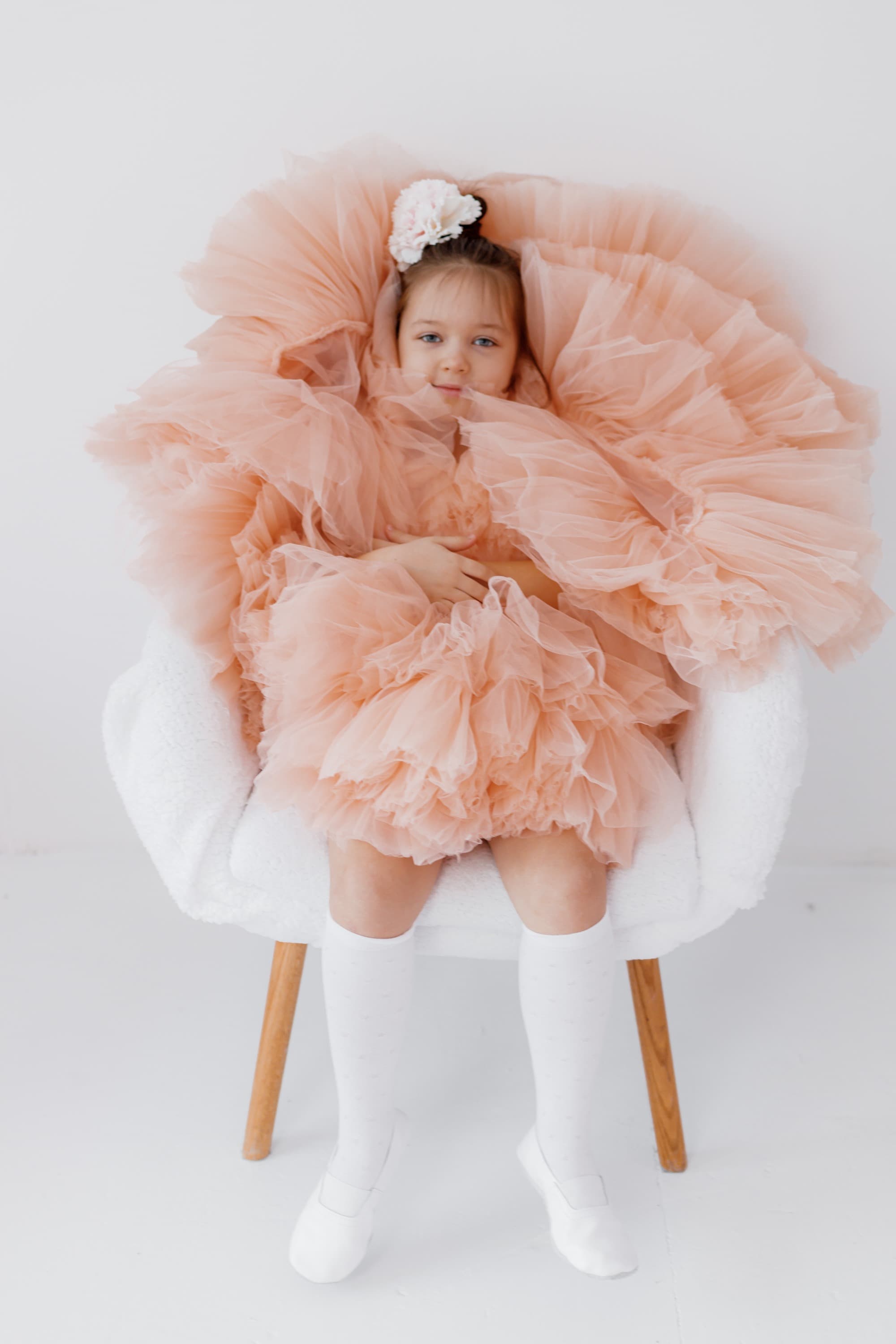 Сукня "Арніка" колір персик ОРЕНДА 6-7 років