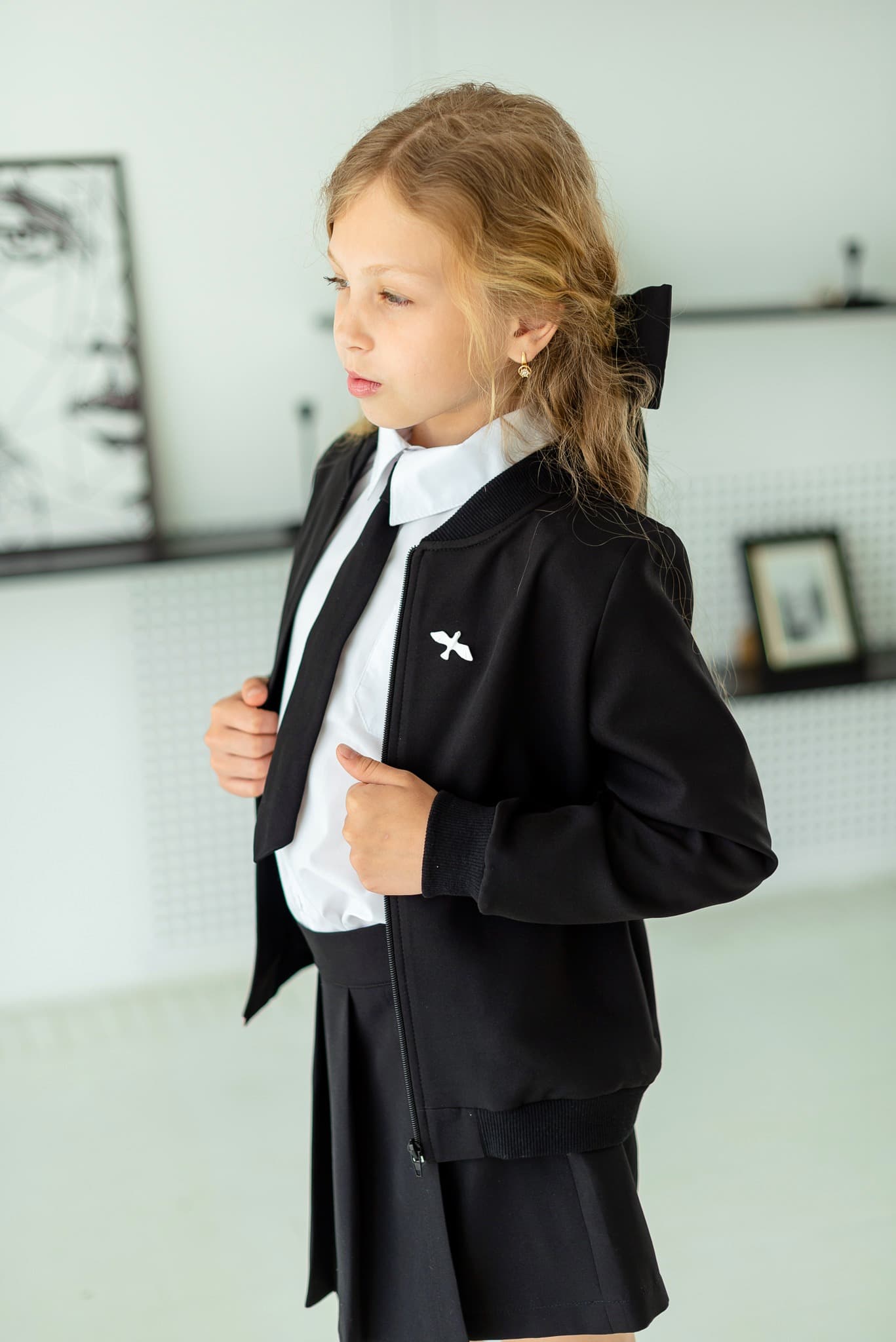 Бомбер на блискавці