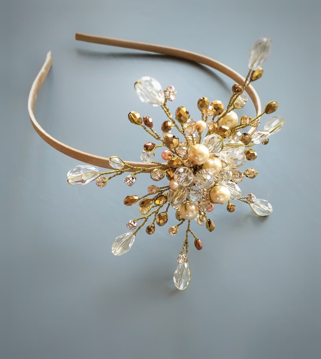 Обруч "Золотиста Сніжинка"