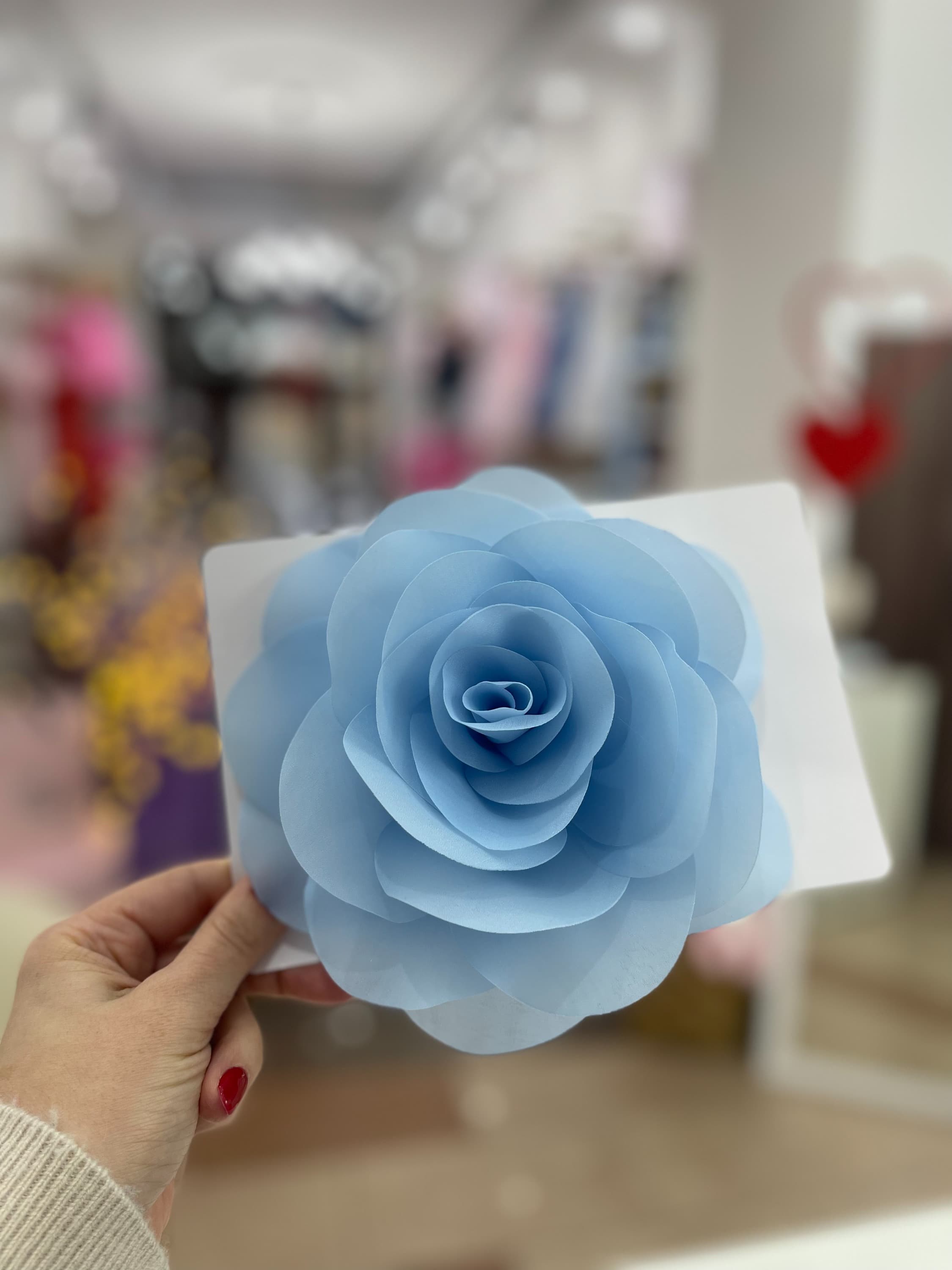 Заколка-брошка "Півонія"