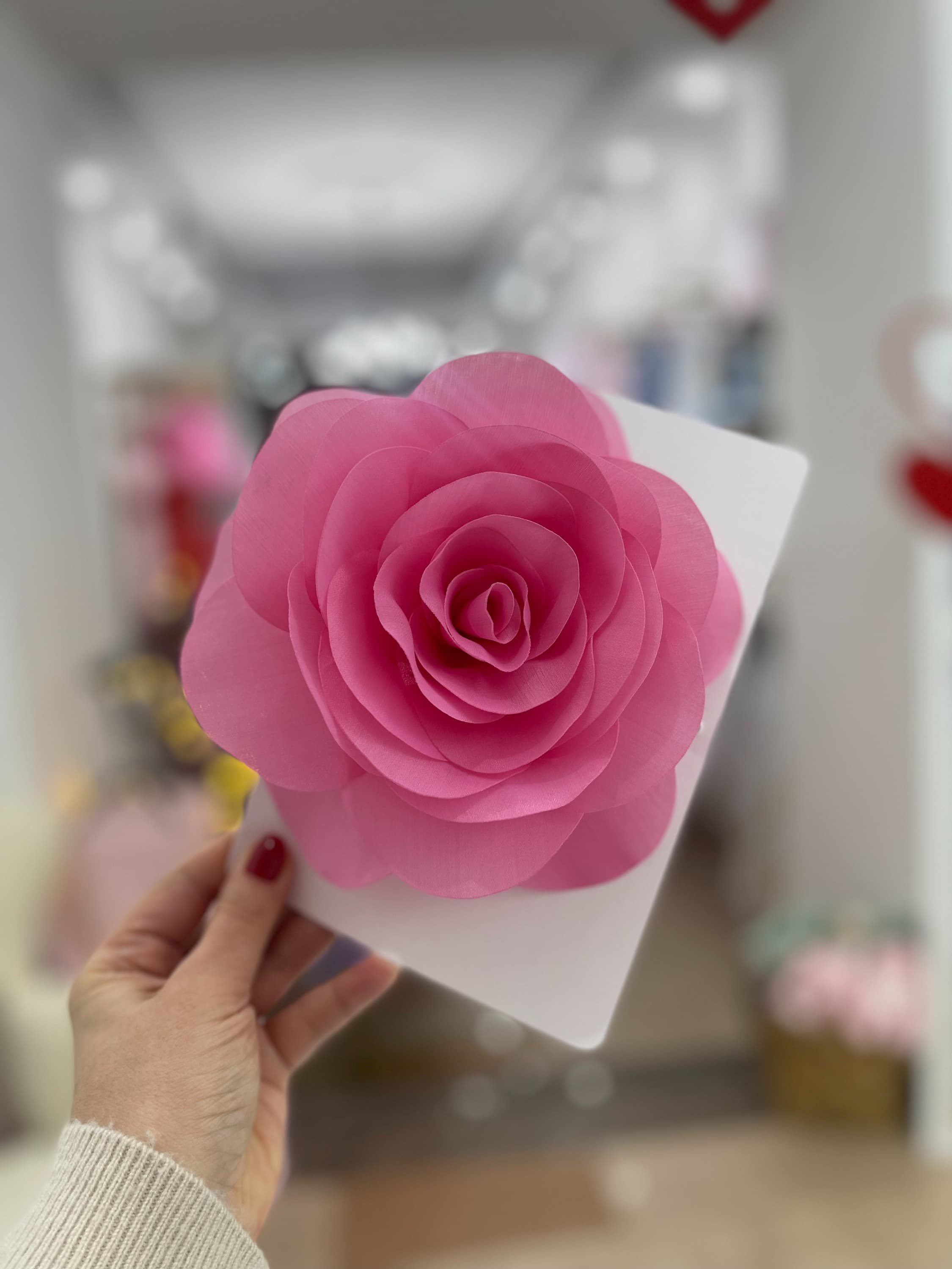 Заколка-брошка "Півонія"