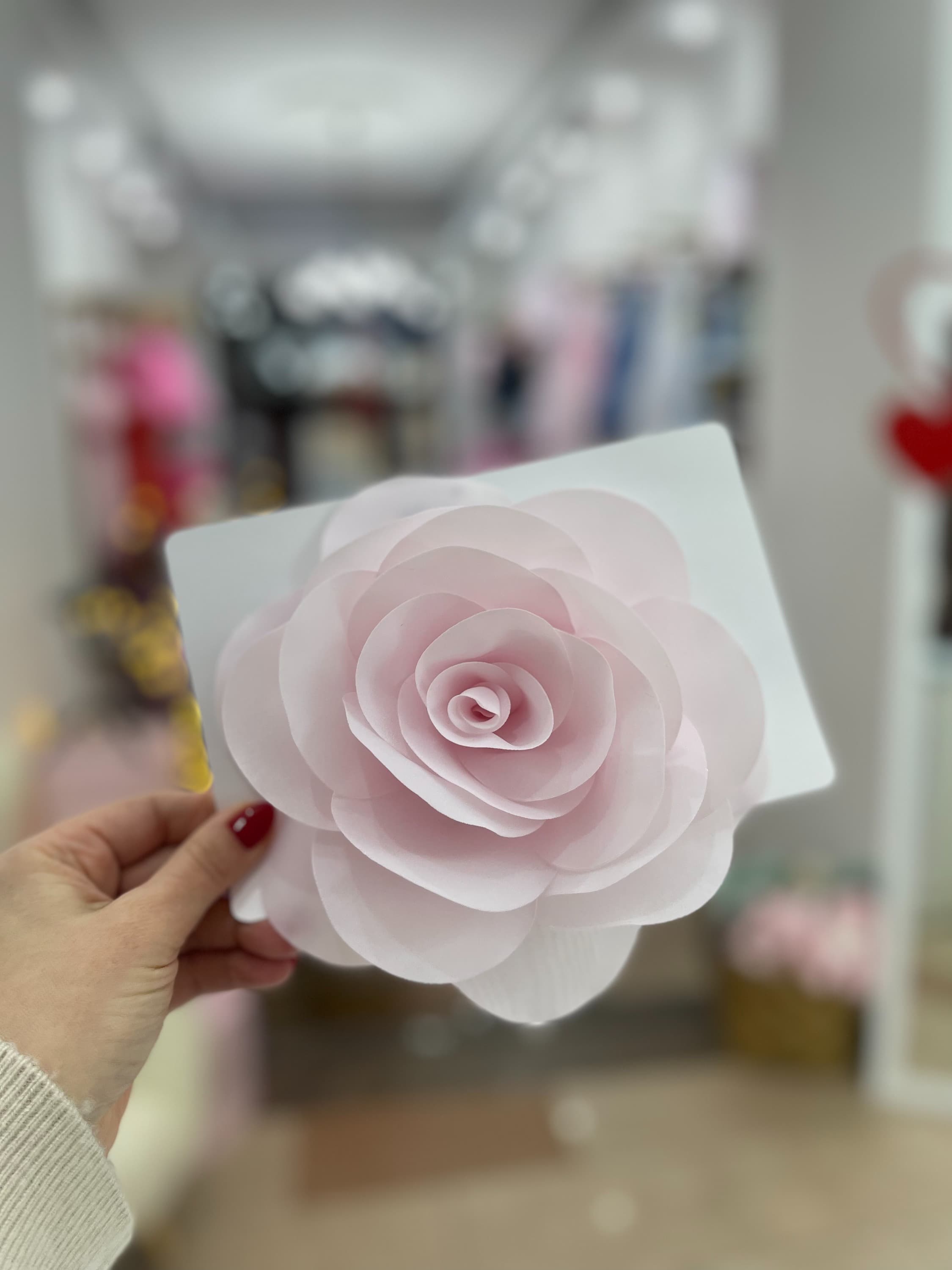 Заколка-брошка "Півонія"