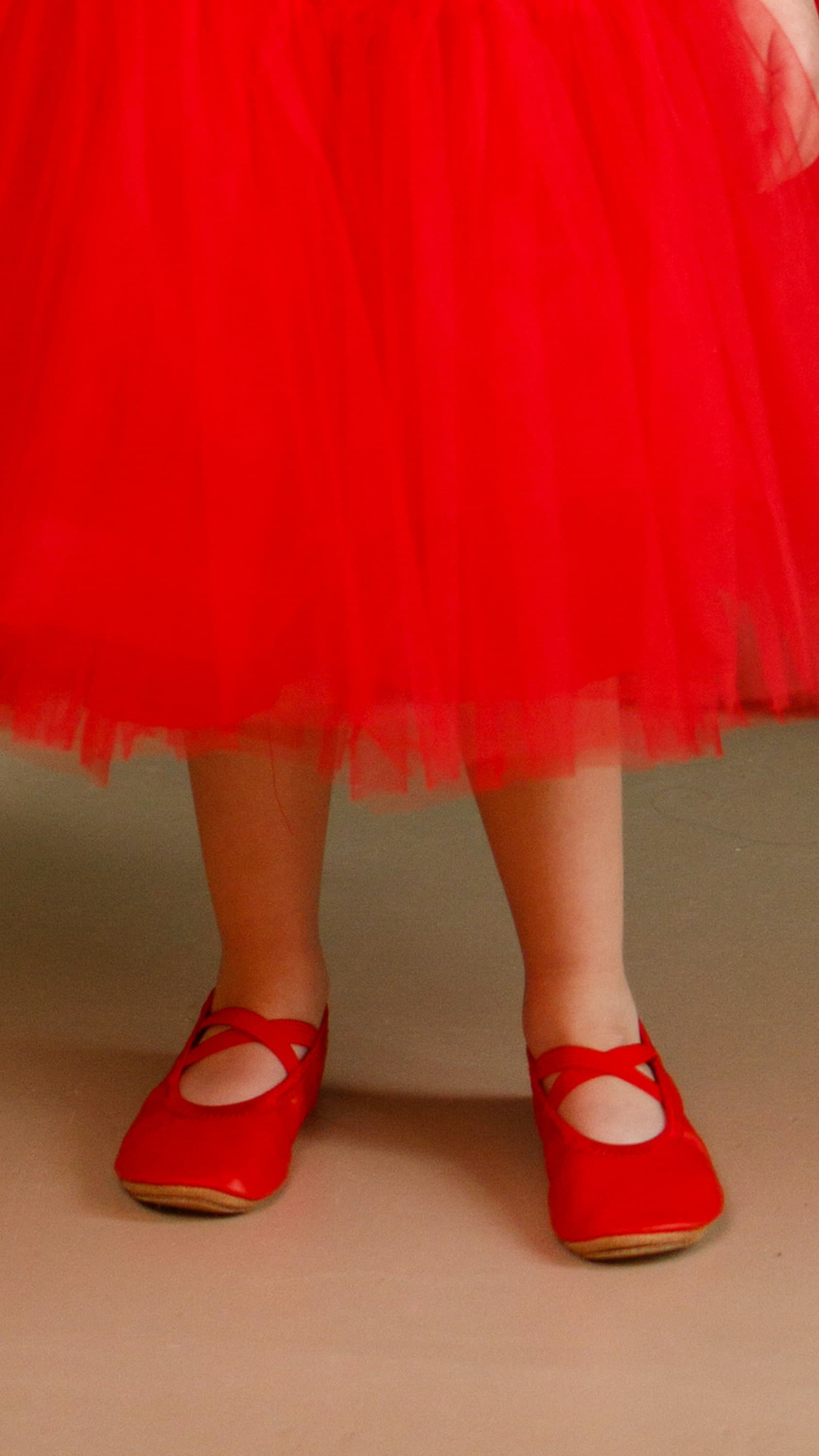 Чешки шкіряні червоні