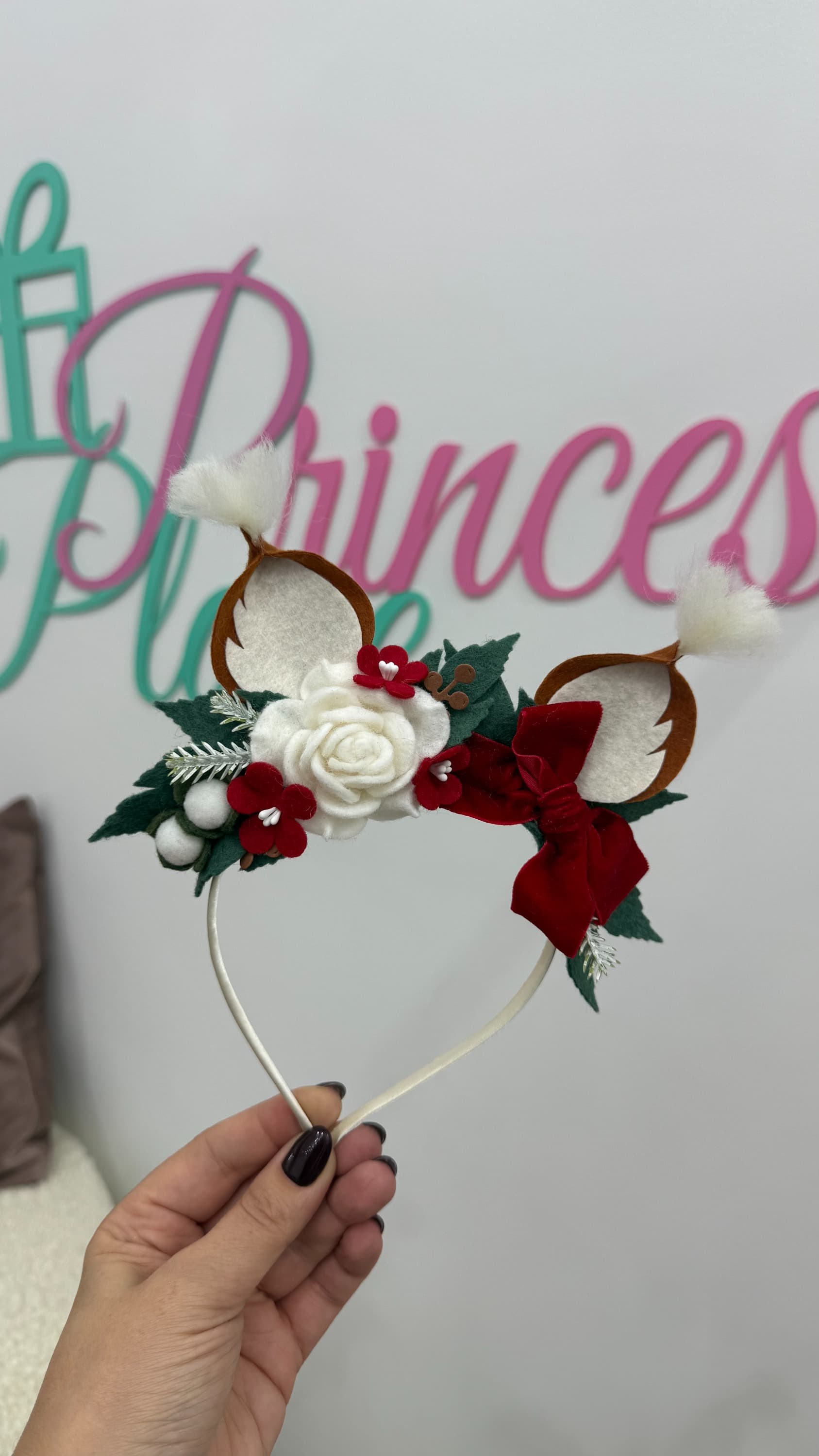 Обруч "Білочки" новорічний