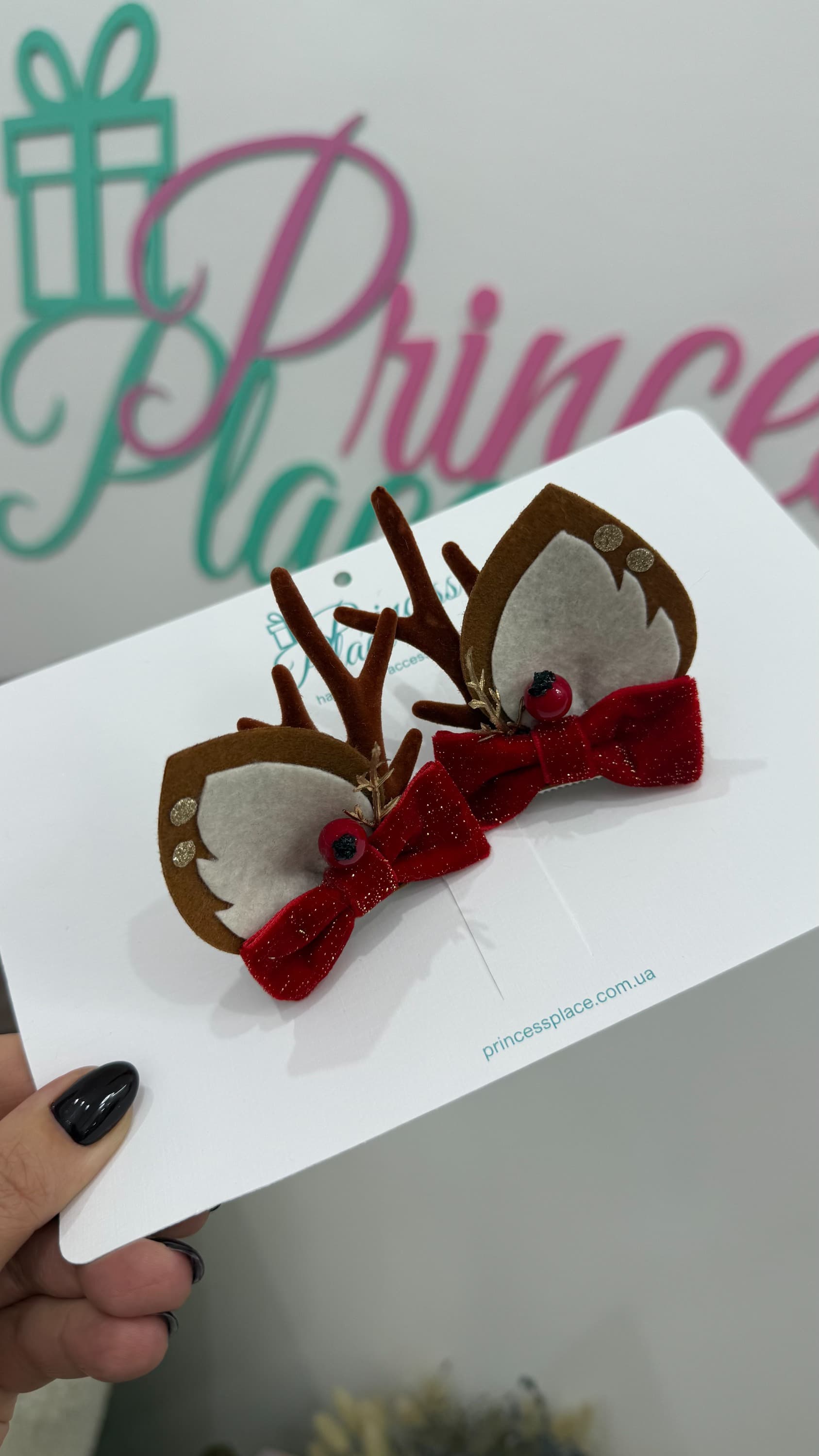 Заколки "Вушка оленя"