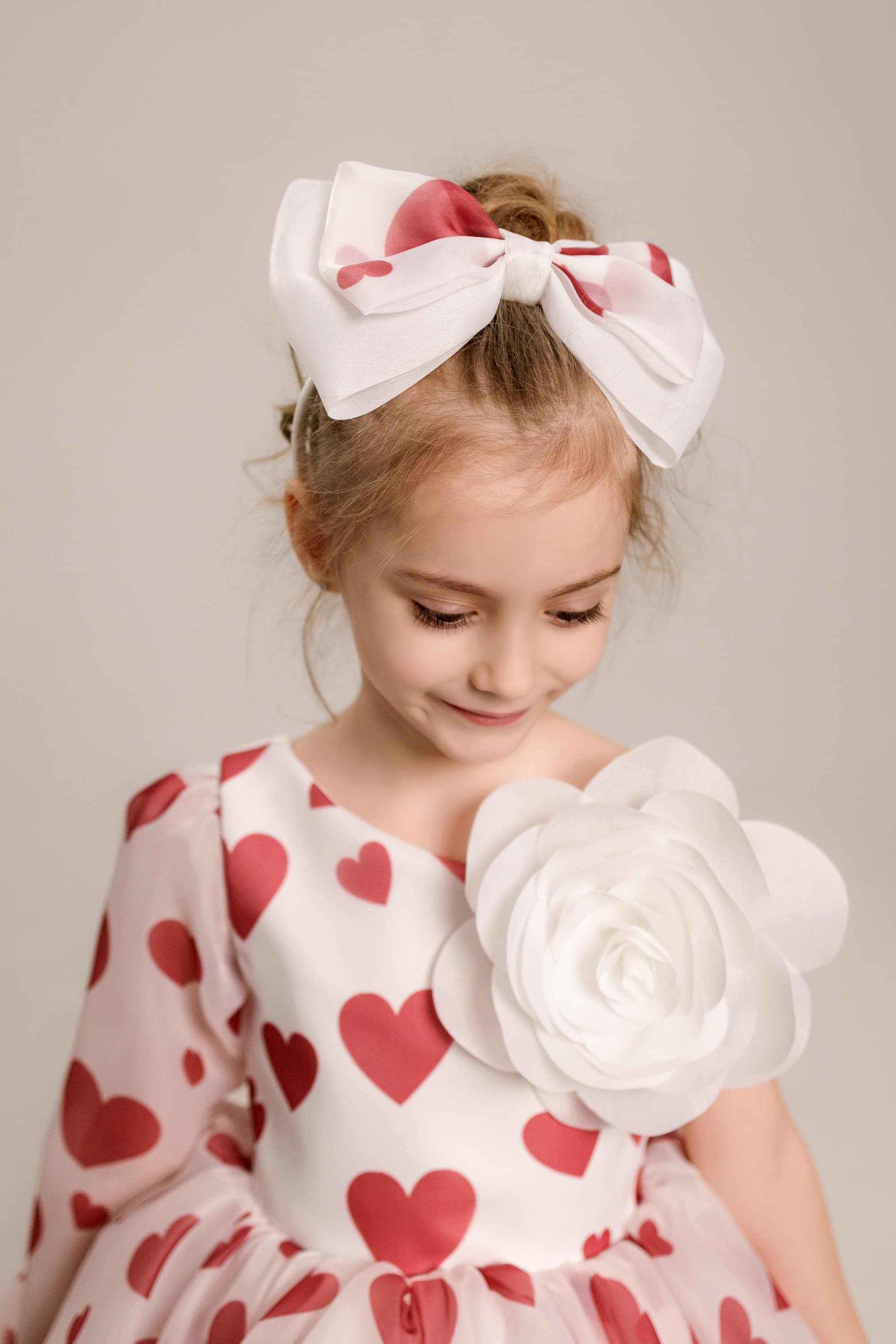 Заколка-брошка "Півонія"