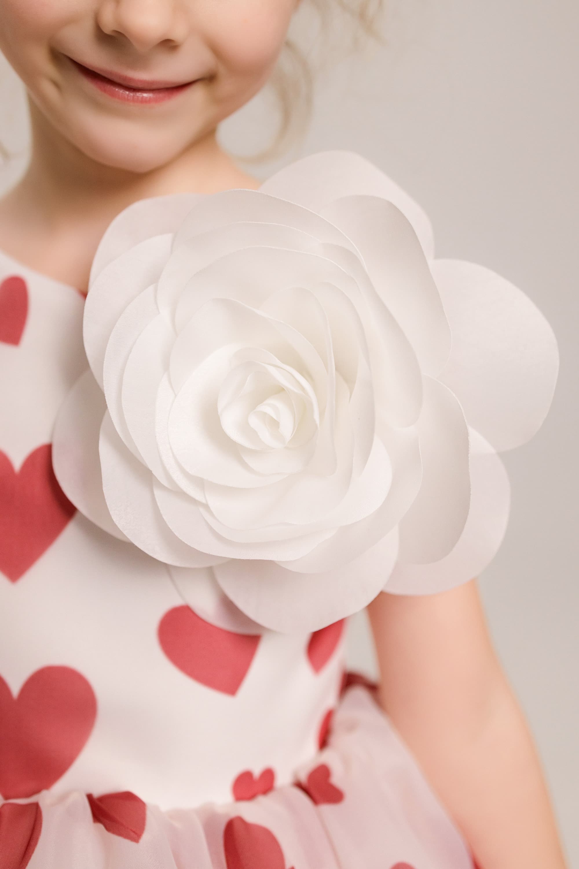 Заколка-брошка "Півонія"