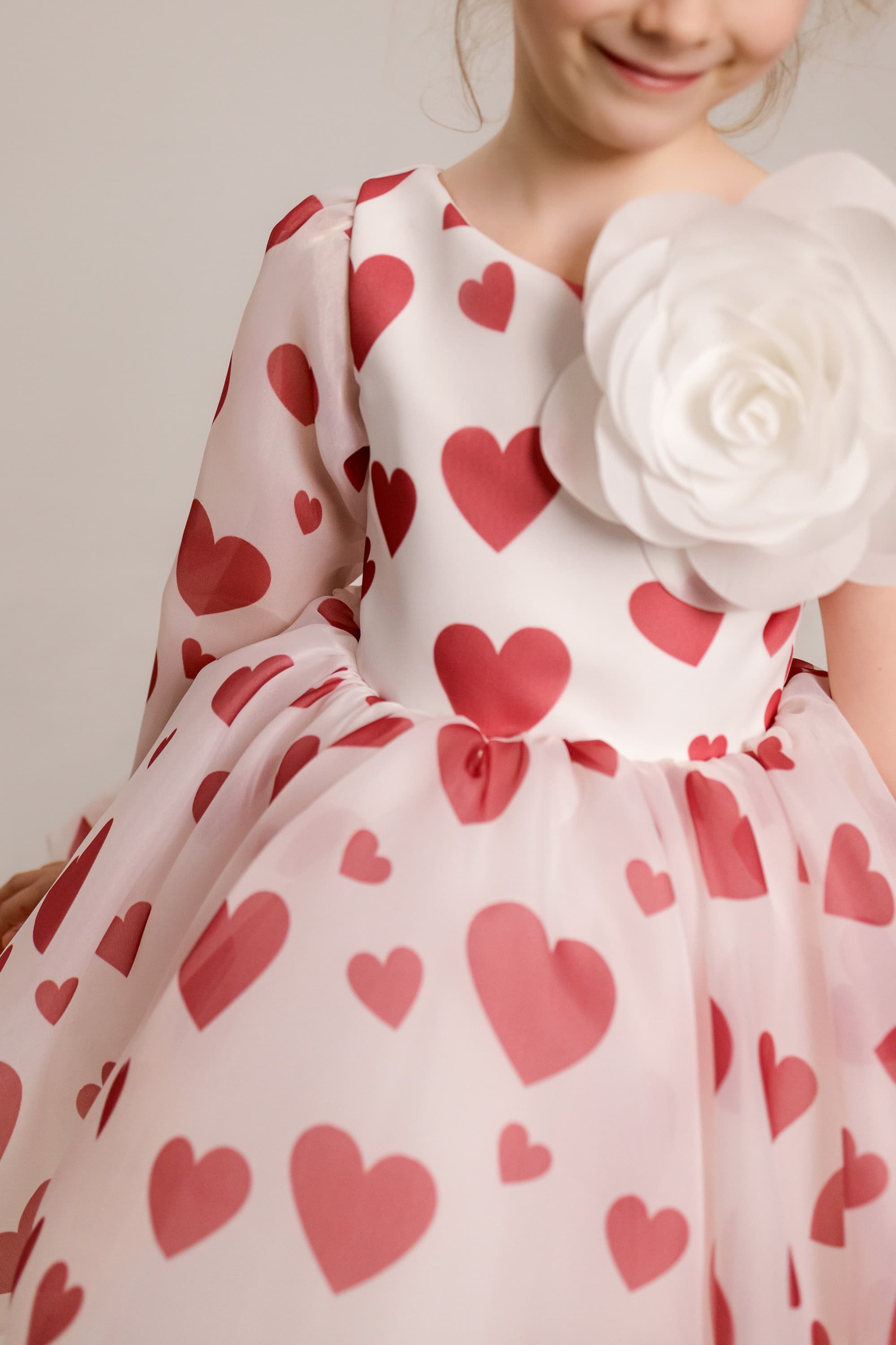 Заколка-брошка "Півонія"