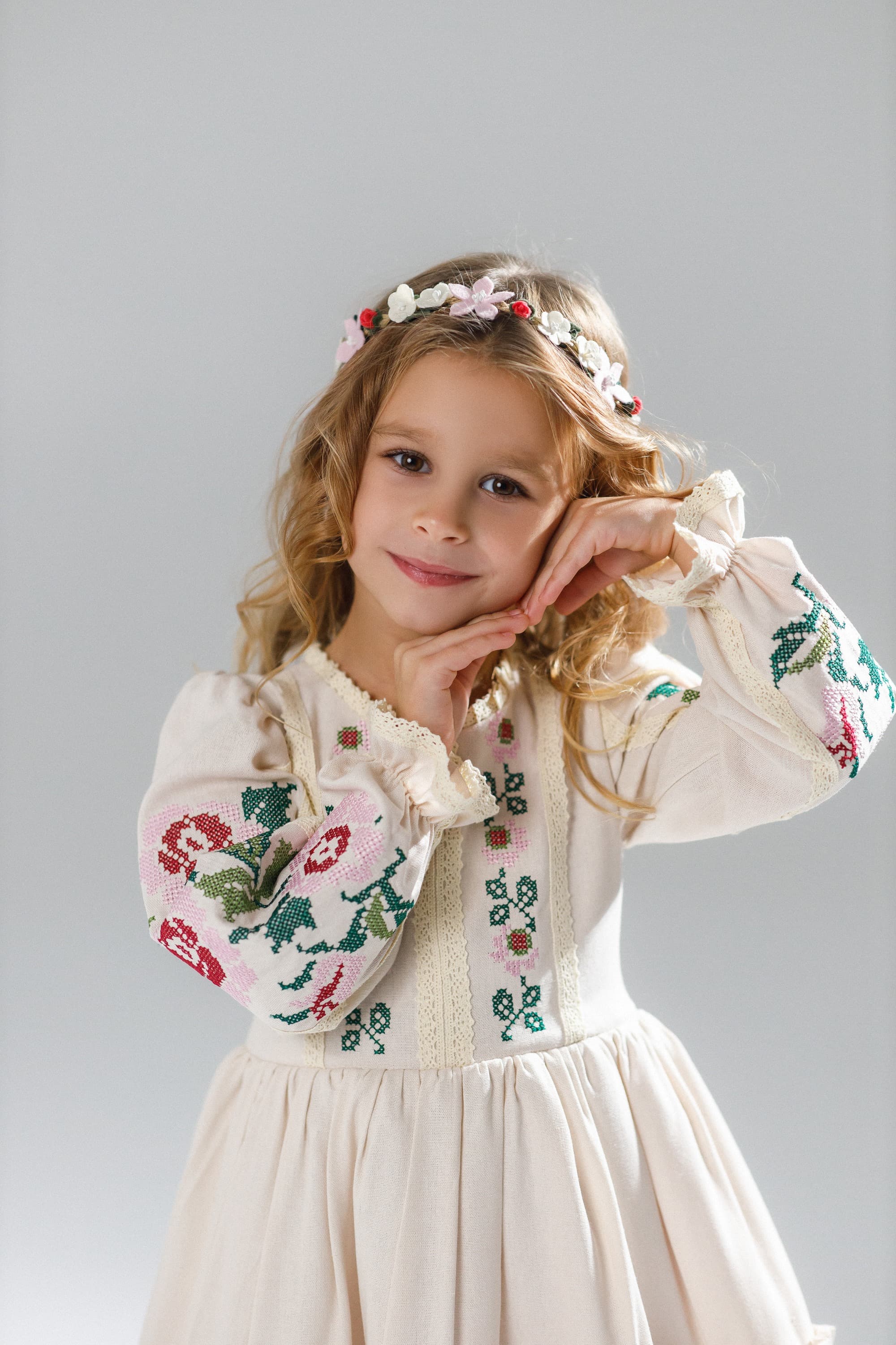 Сукня лляна "Віночок"