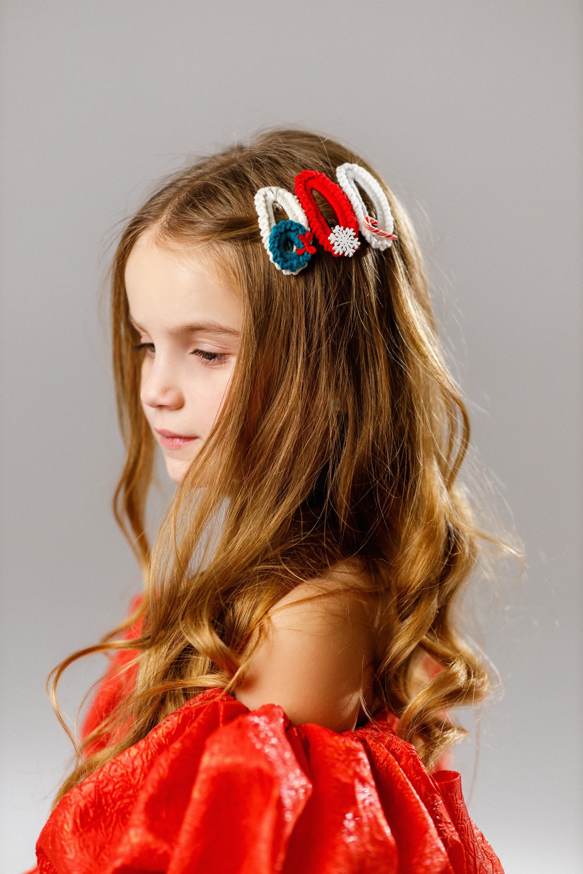 Набір новорічних заколок