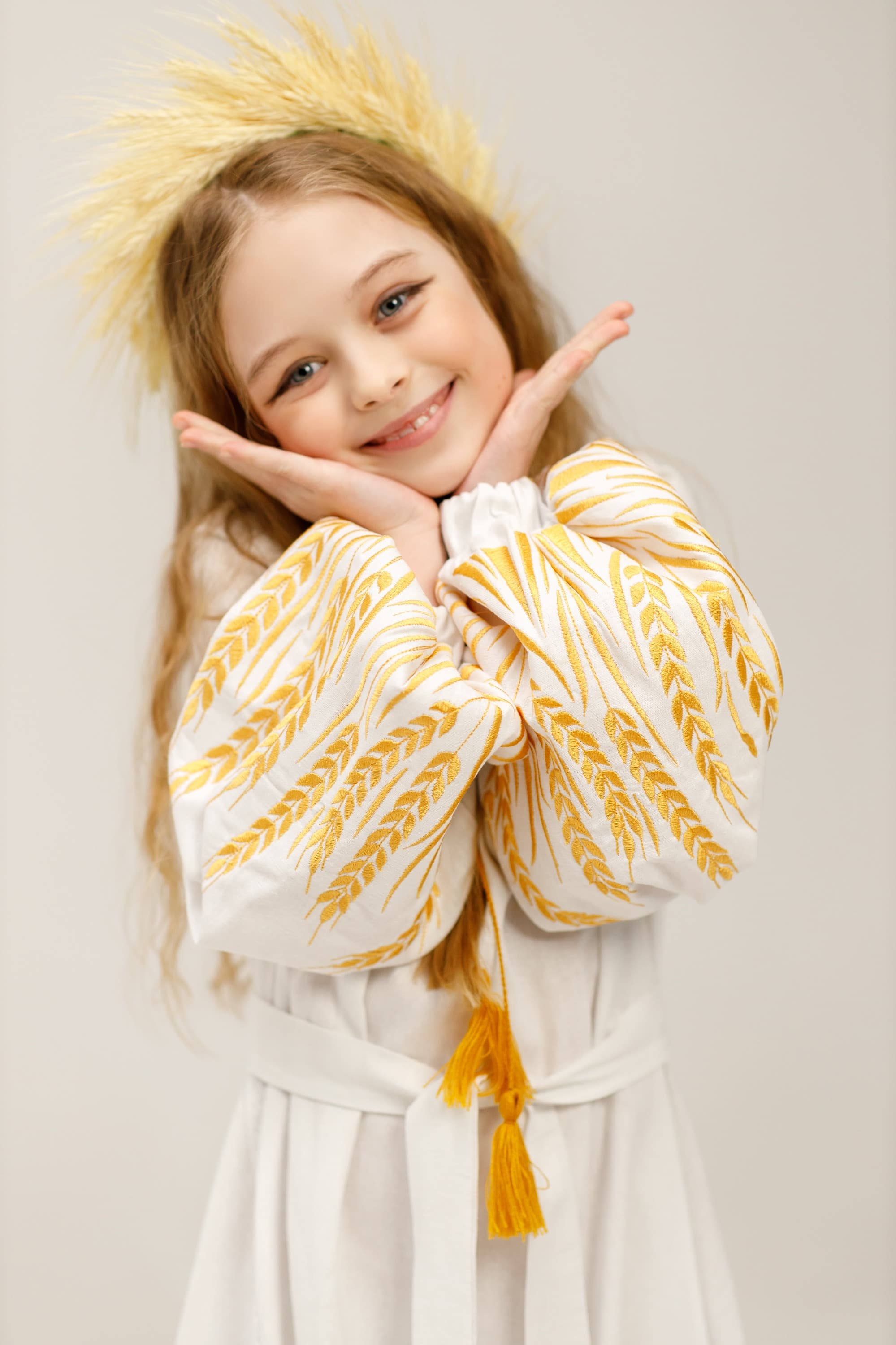 Сукня лляна "Колоски"