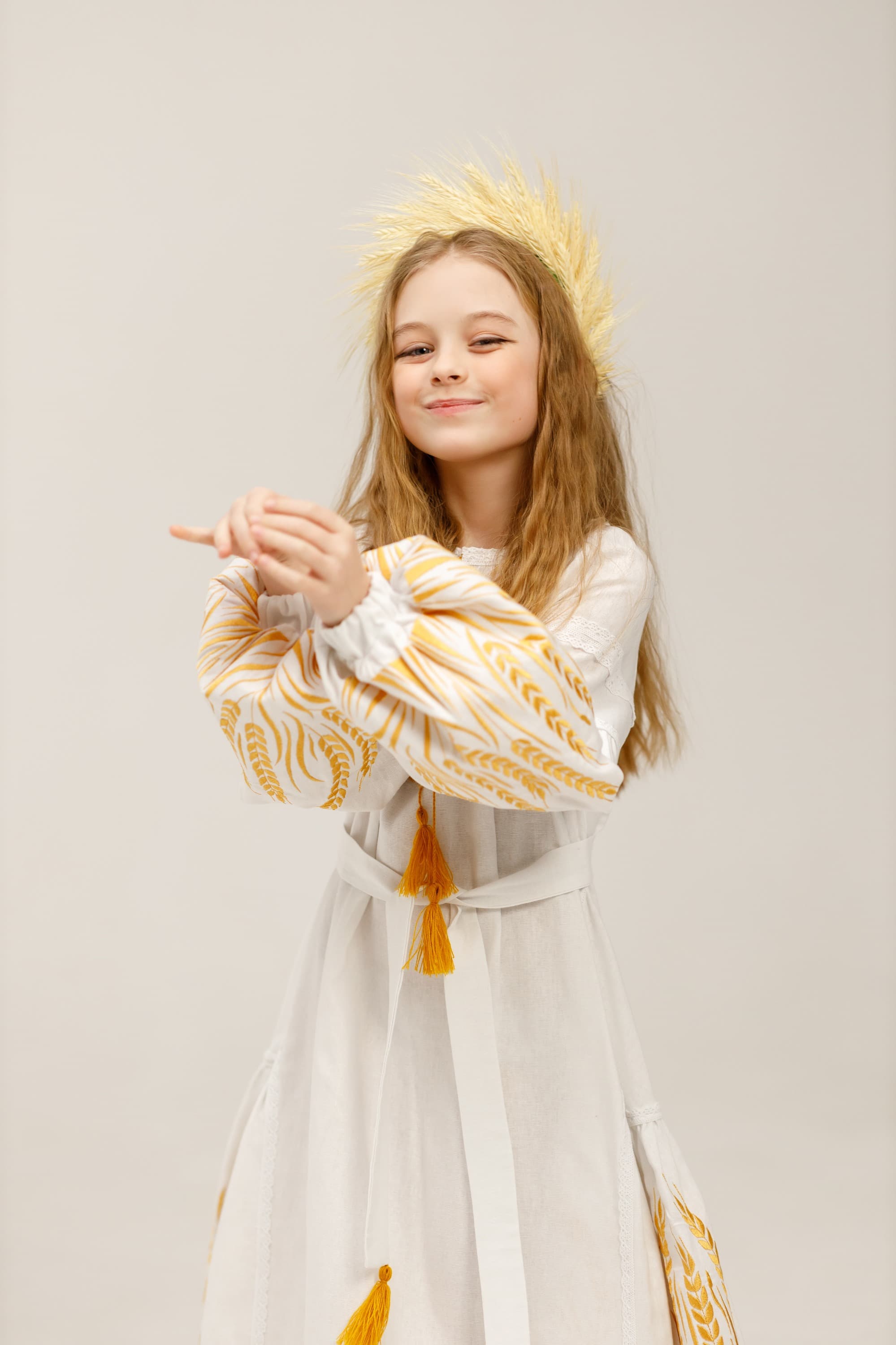 Сукня лляна "Колоски"