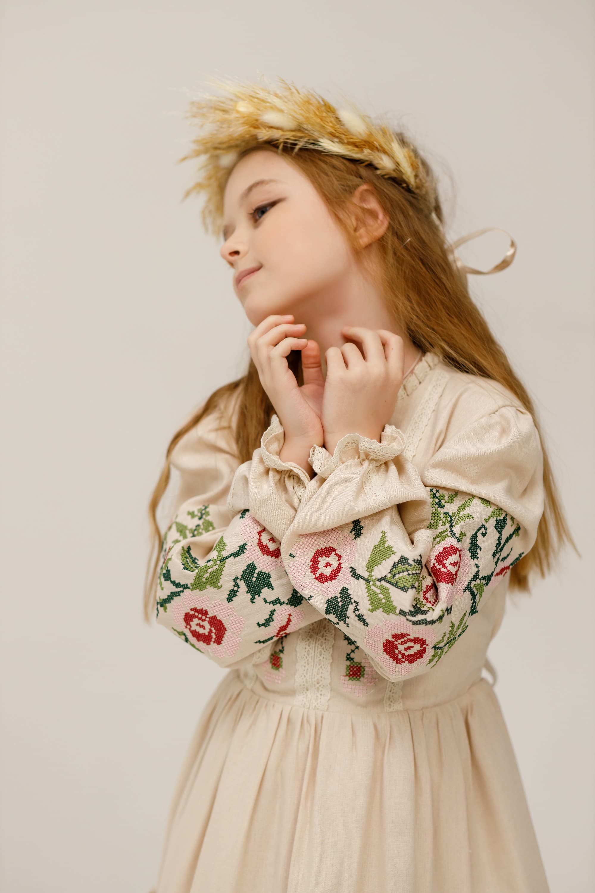 Сукня лляна "Віночок"