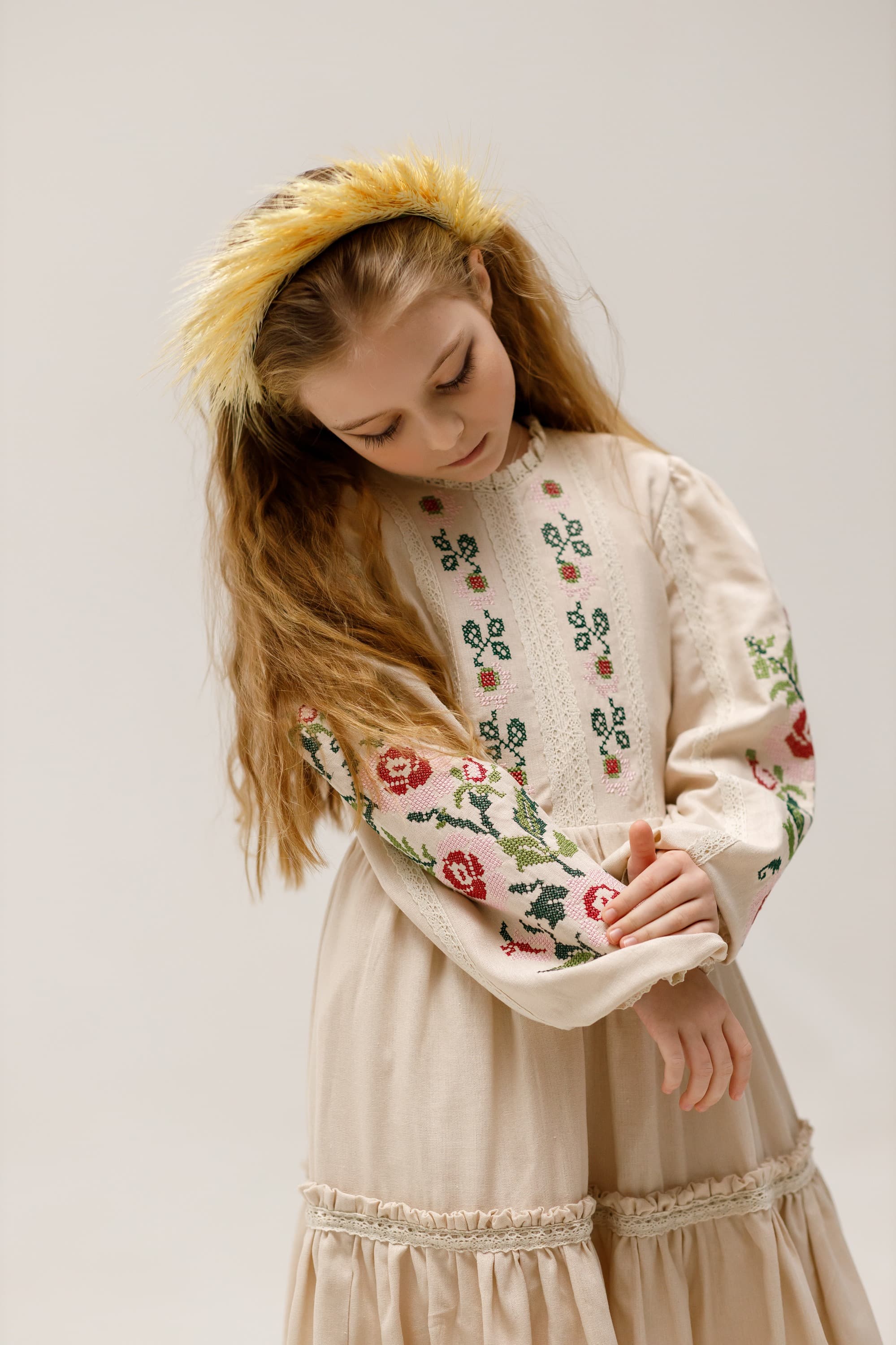 Сукня лляна "Віночок"