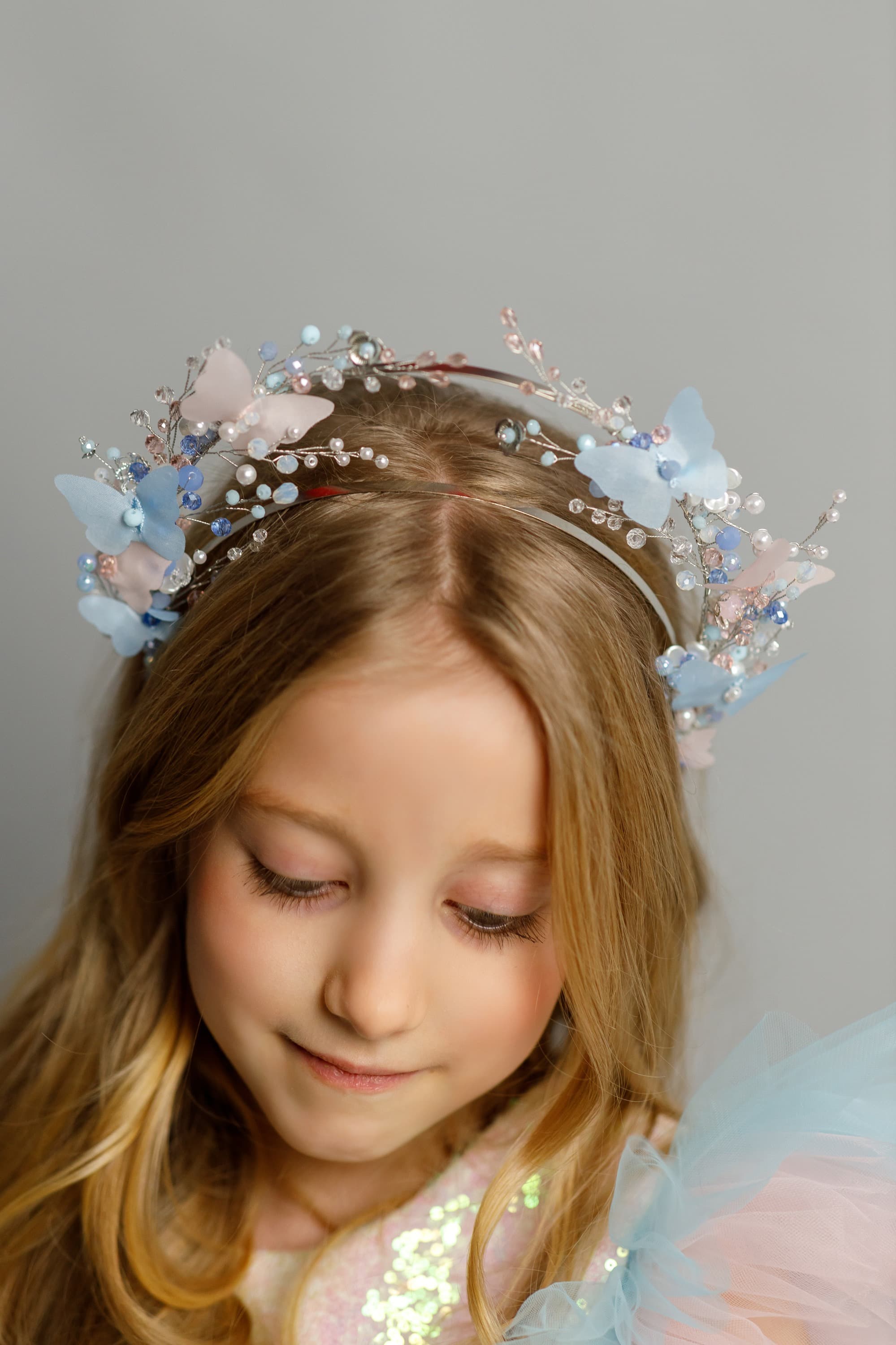 Обруч "Ельфійські Метелики" двоколірний