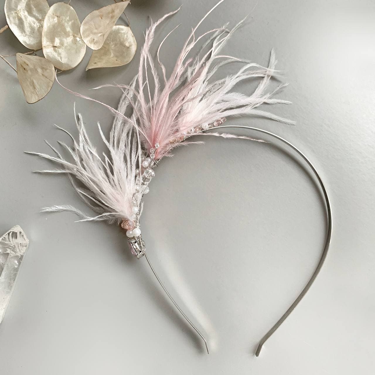 Обруч "Легкість Пір'я" пудра