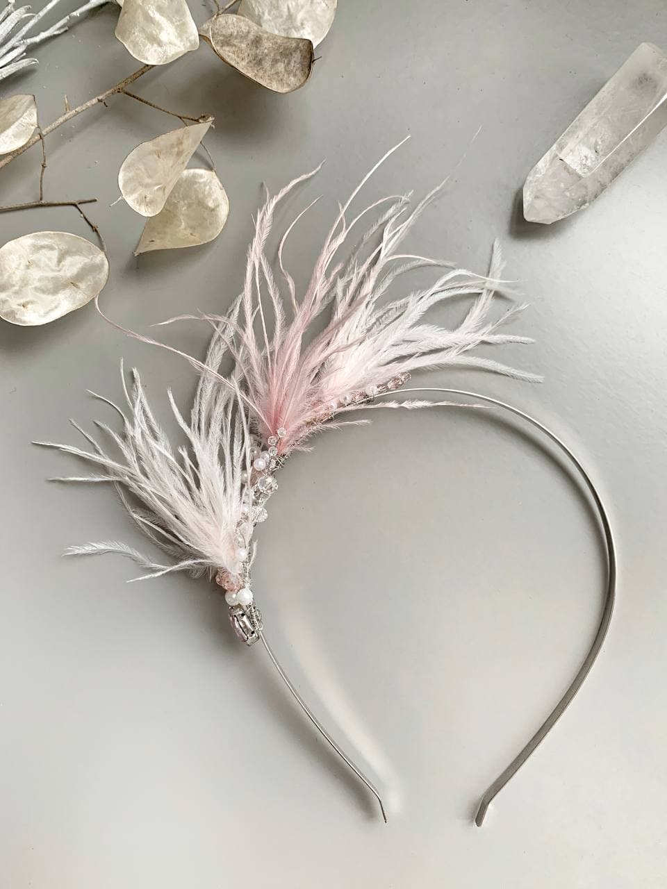 Обруч "Легкість Пір'я" пудра