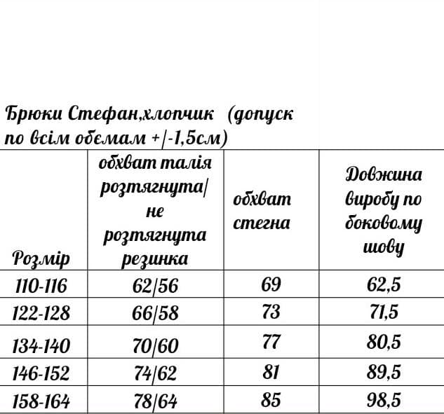 Брюки "Стефан" (хлопчики)