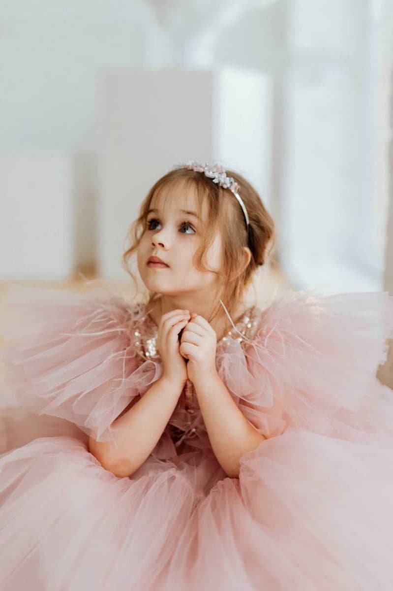 Обруч "Гілочка" пудра