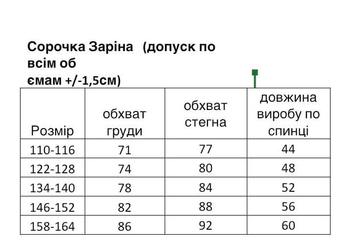 Сорочка "Заріна"